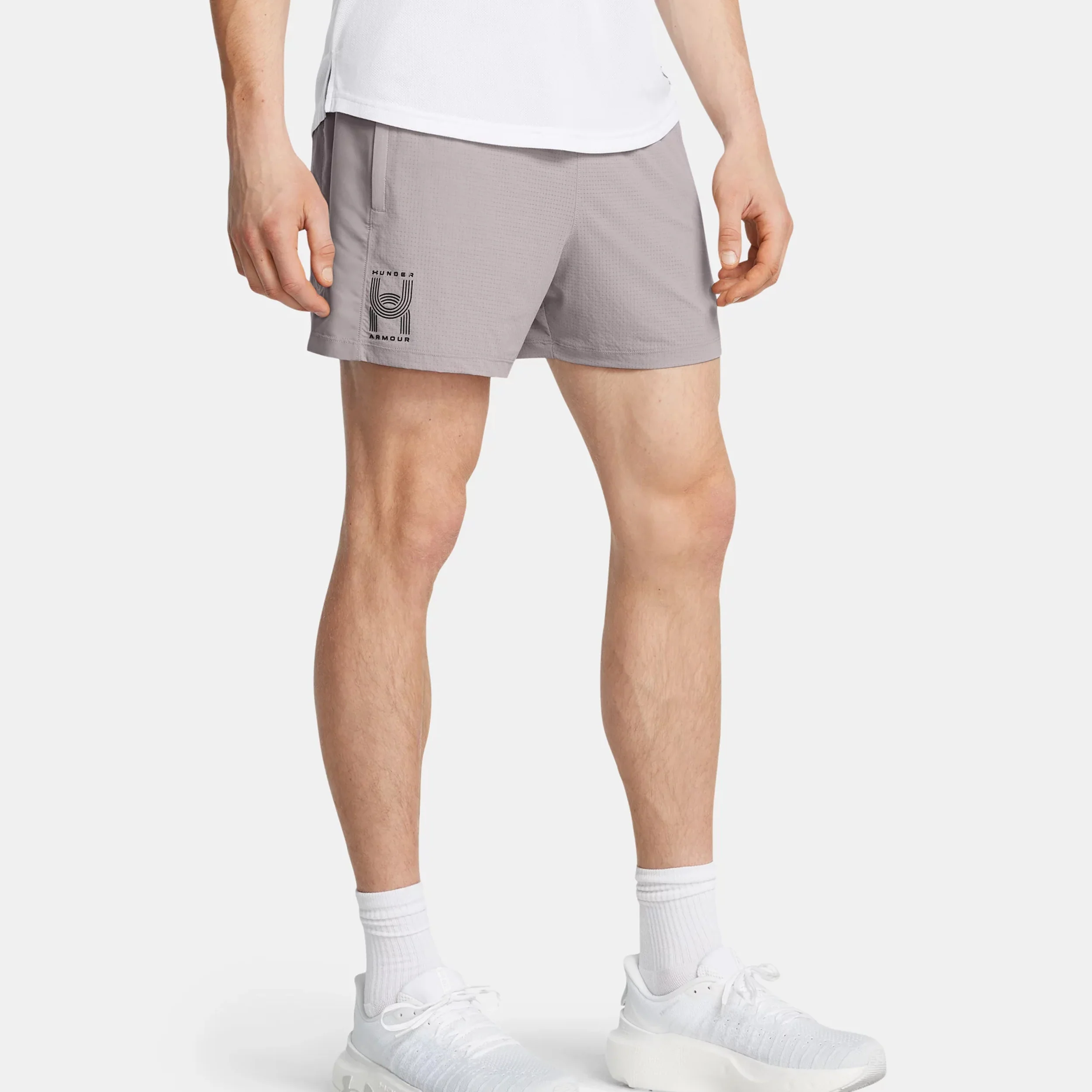 Run Anywhere Laufshorts Herren-Grau,Schwarz - Image 3