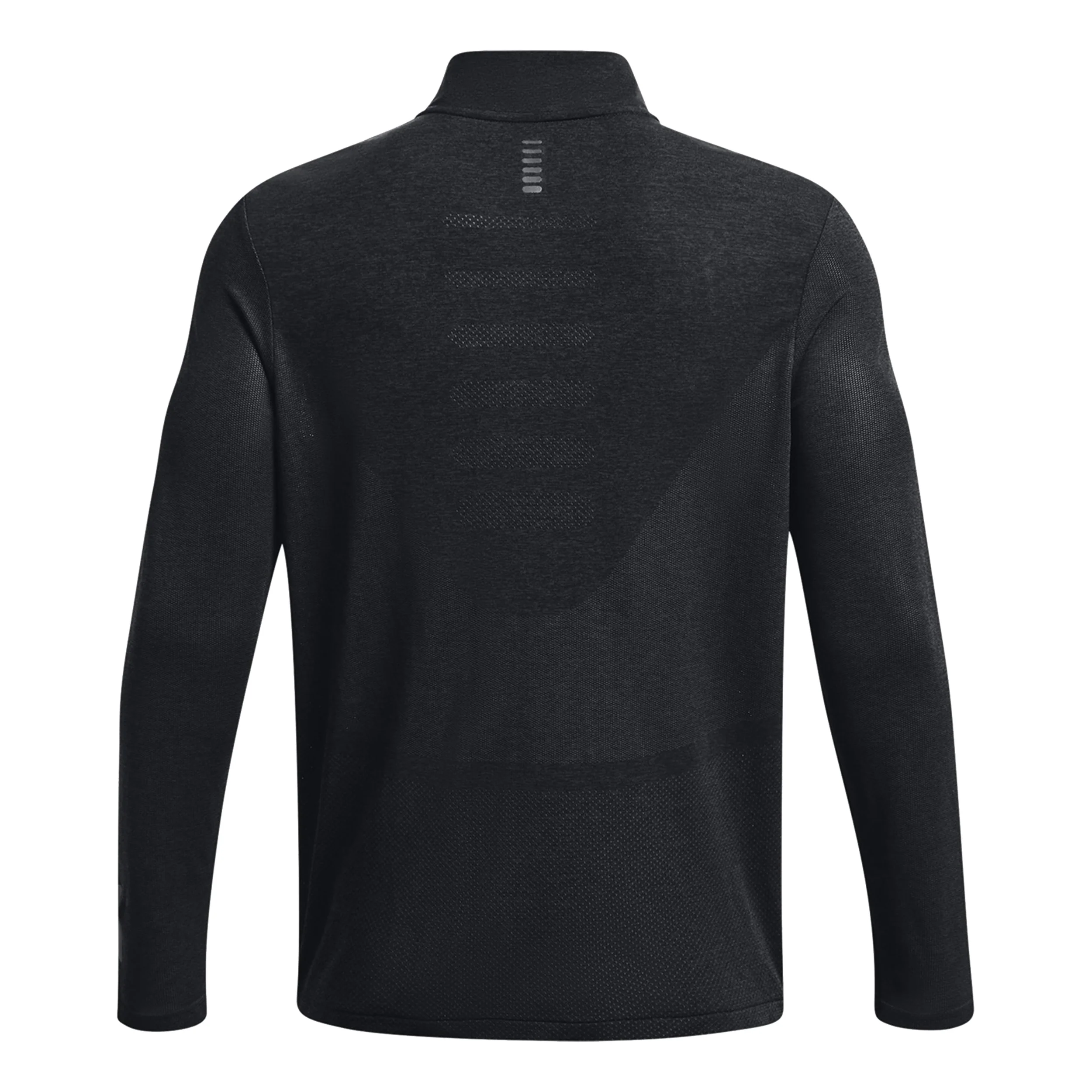 Seamless Stride 1/4 Zip Longsleeve Herren-Schwarz - Image 2