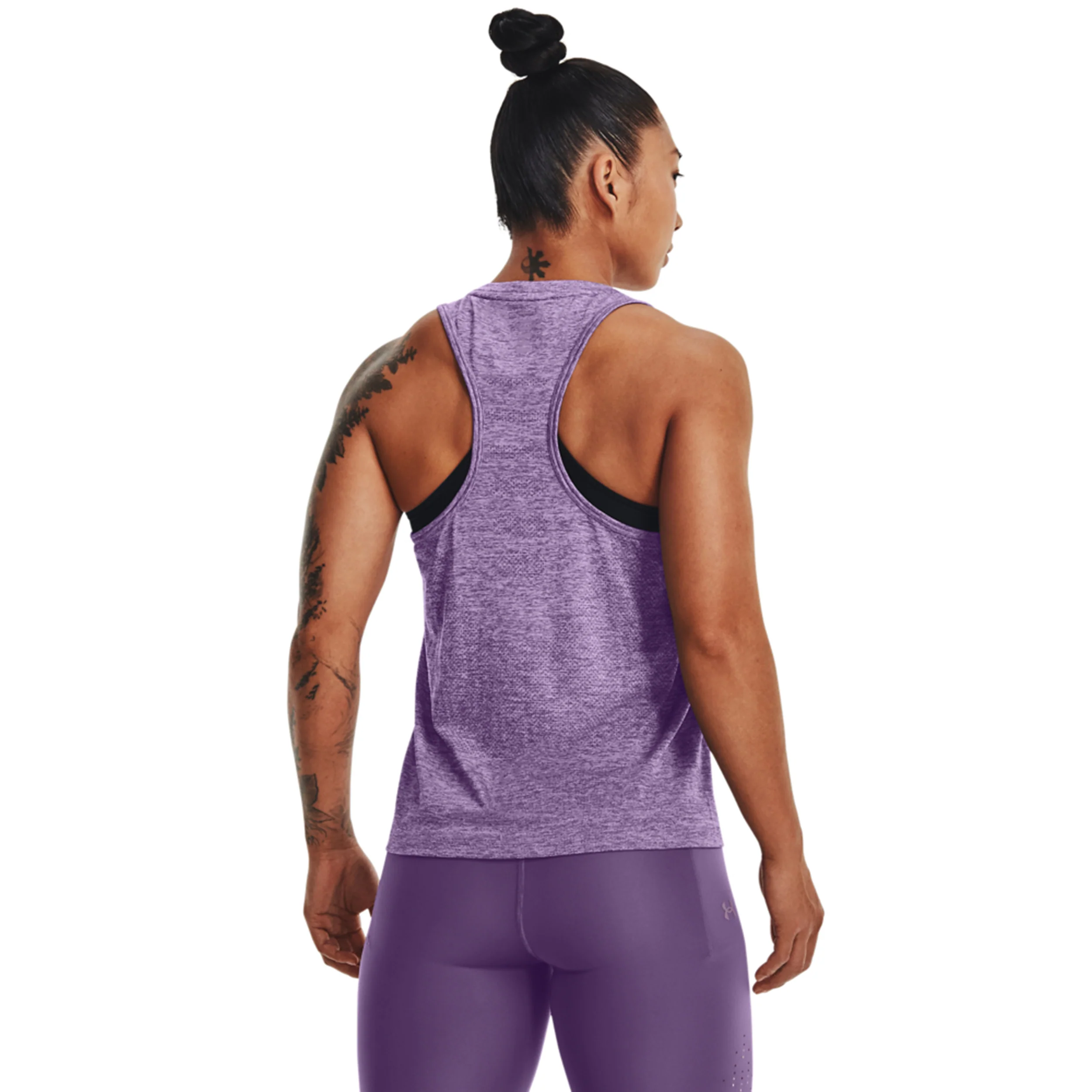 Seamless Stride Laufshirt Damen-Lila - Image 4
