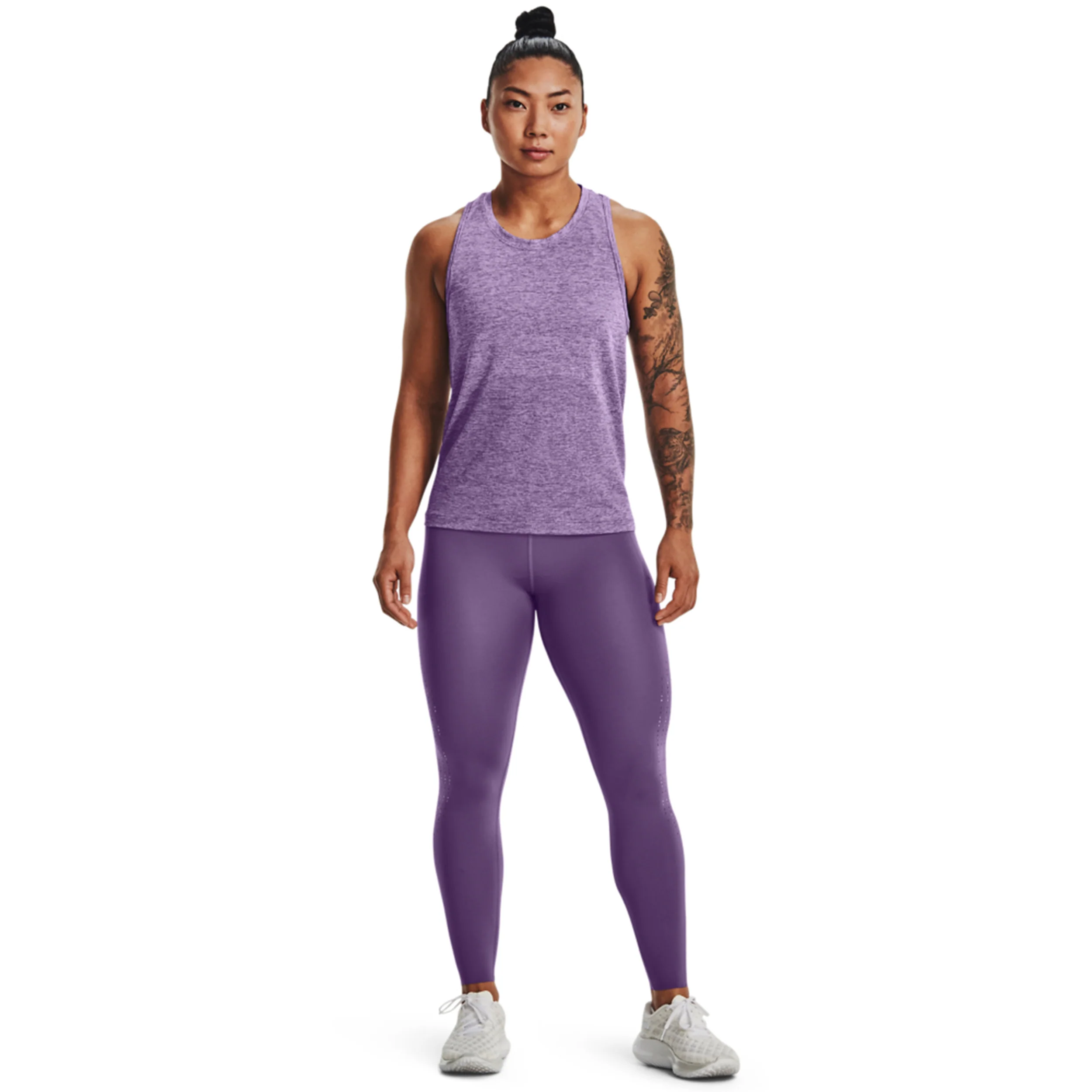 Seamless Stride Laufshirt Damen-Lila - Image 5