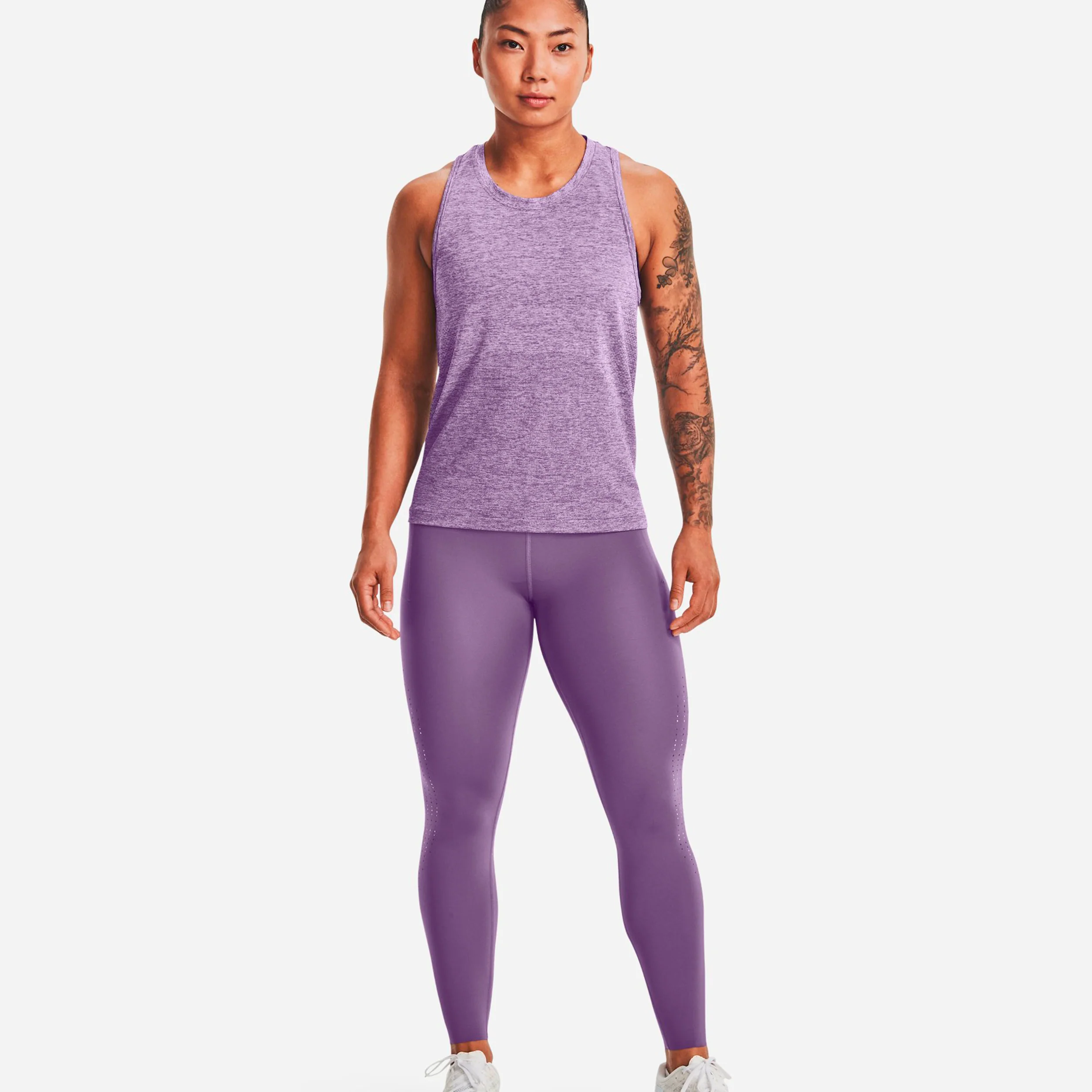 Seamless Stride Laufshirt Damen-Lila - Image 6