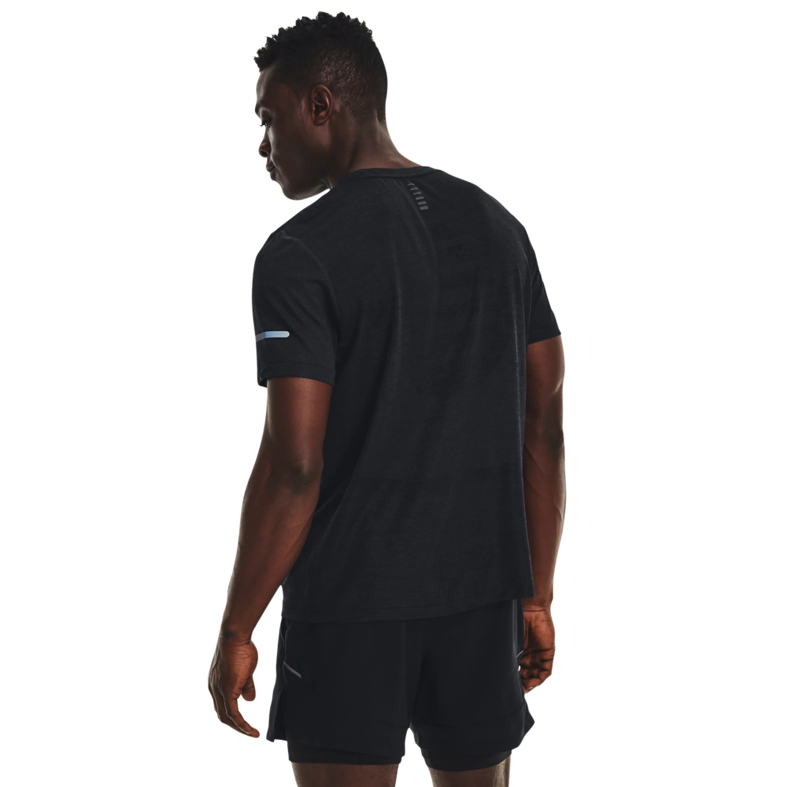 Seamless Stride Laufshirt Herren-Schwarz - Image 7