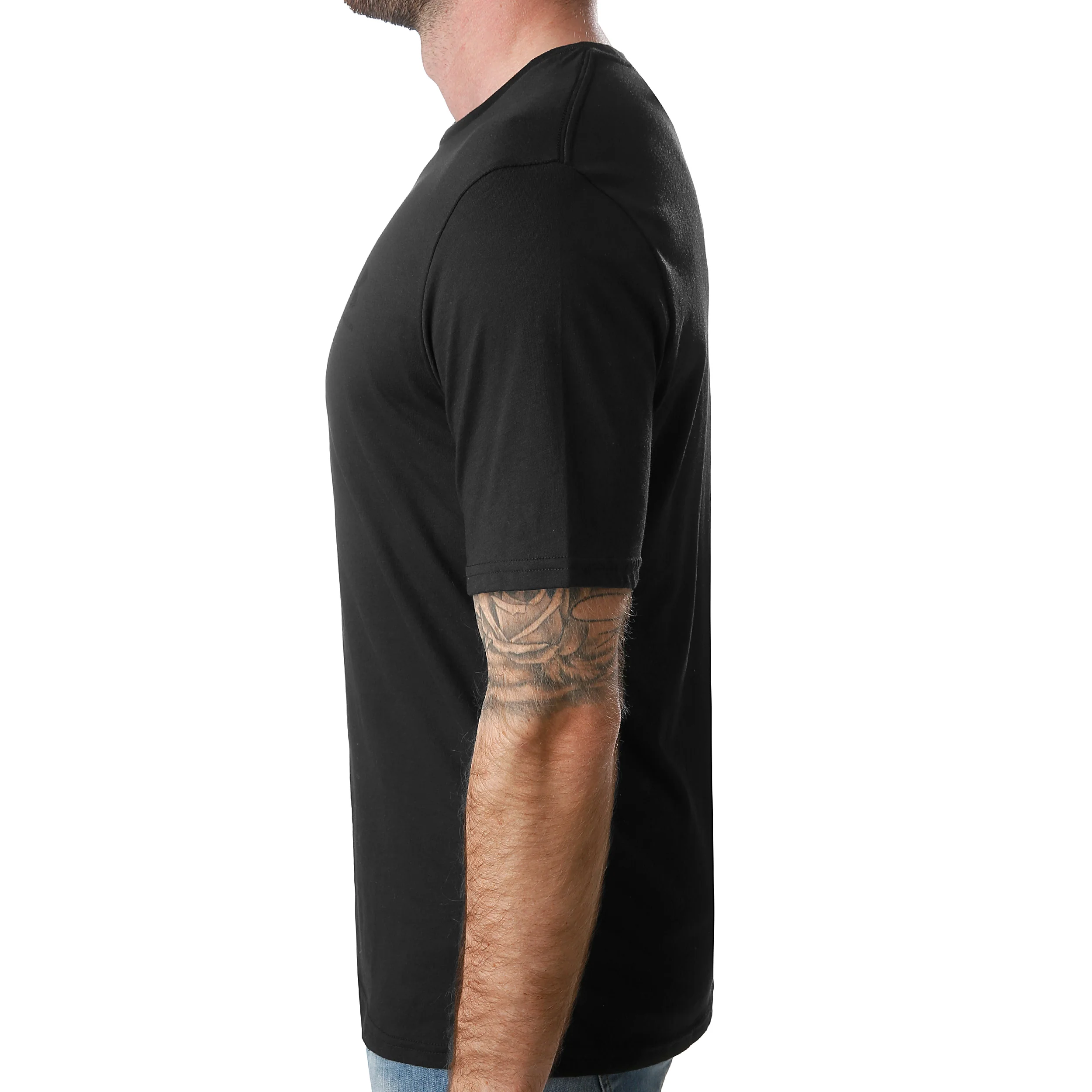 Sportstyle Left Chest T-Shirt Herren-Schwarz - Image 4