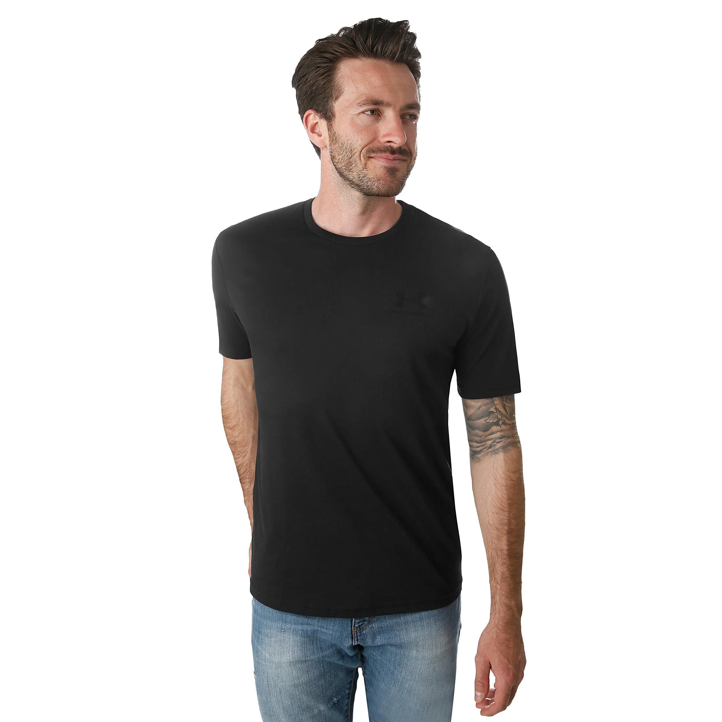 Sportstyle Left Chest T-Shirt Herren-Schwarz - Image 6