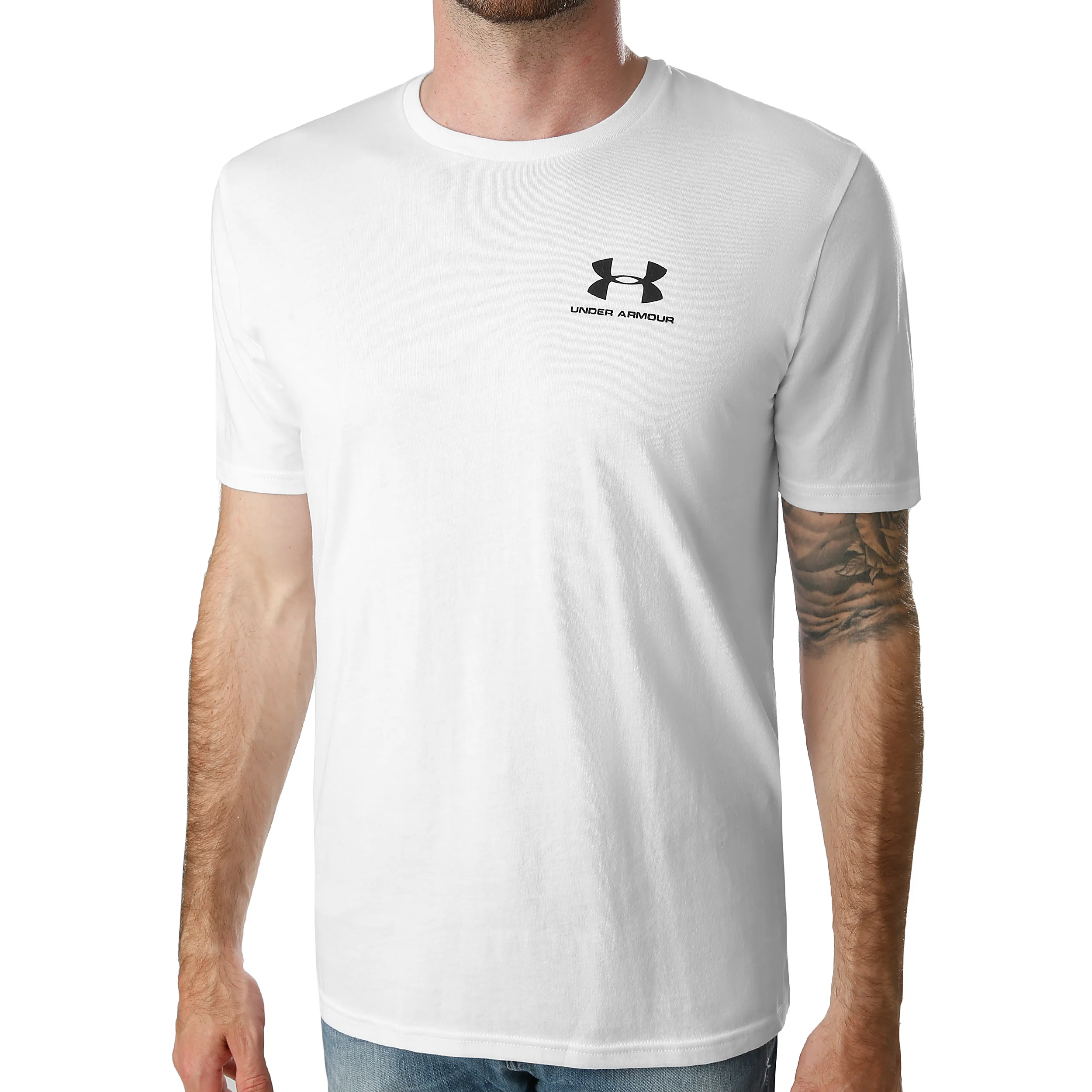 Sportstyle Left Chest T-Shirt Herren-Weiß,Schwarz - Image 3