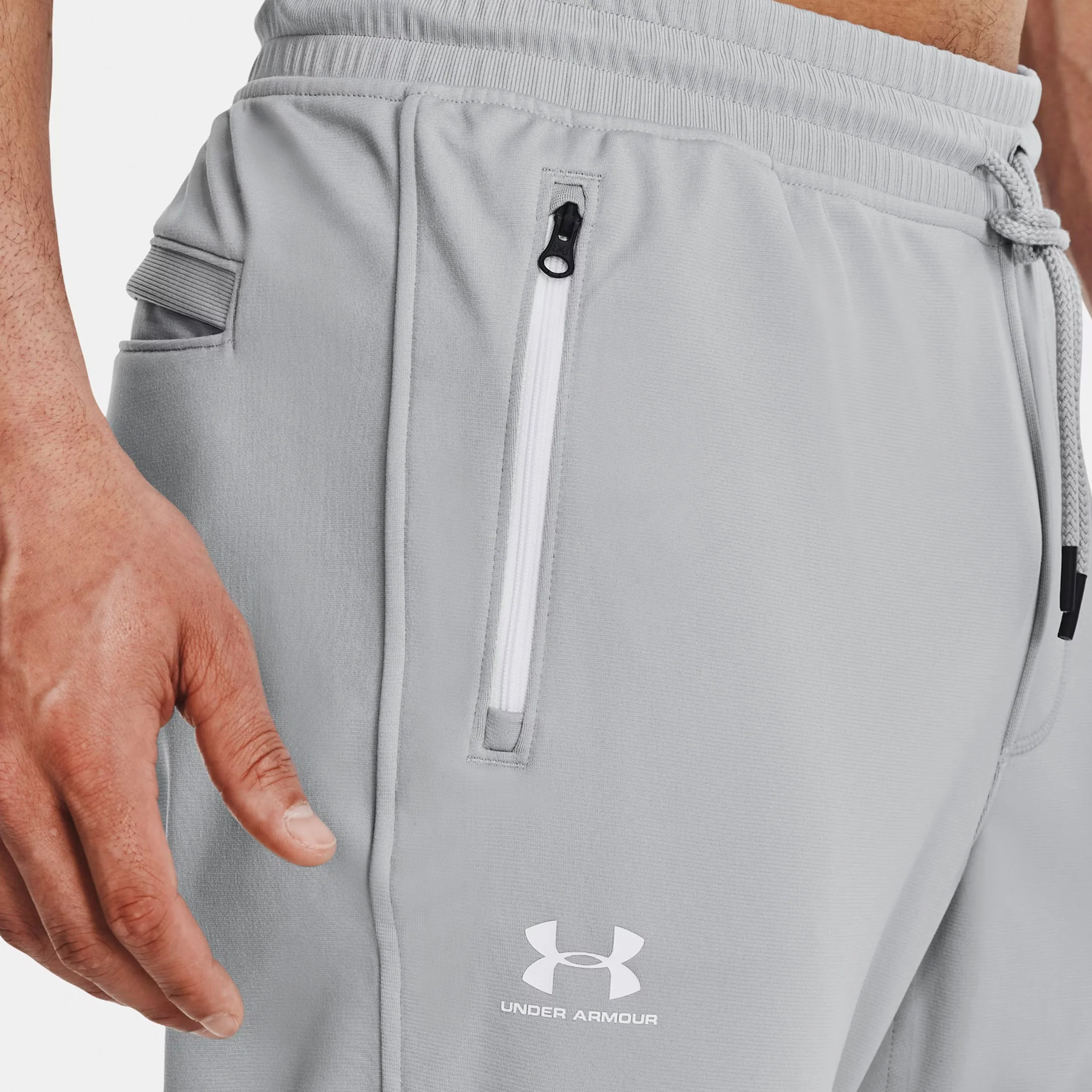 Sportstyle Tricot Trainingshose Herren - grau, - Image 5