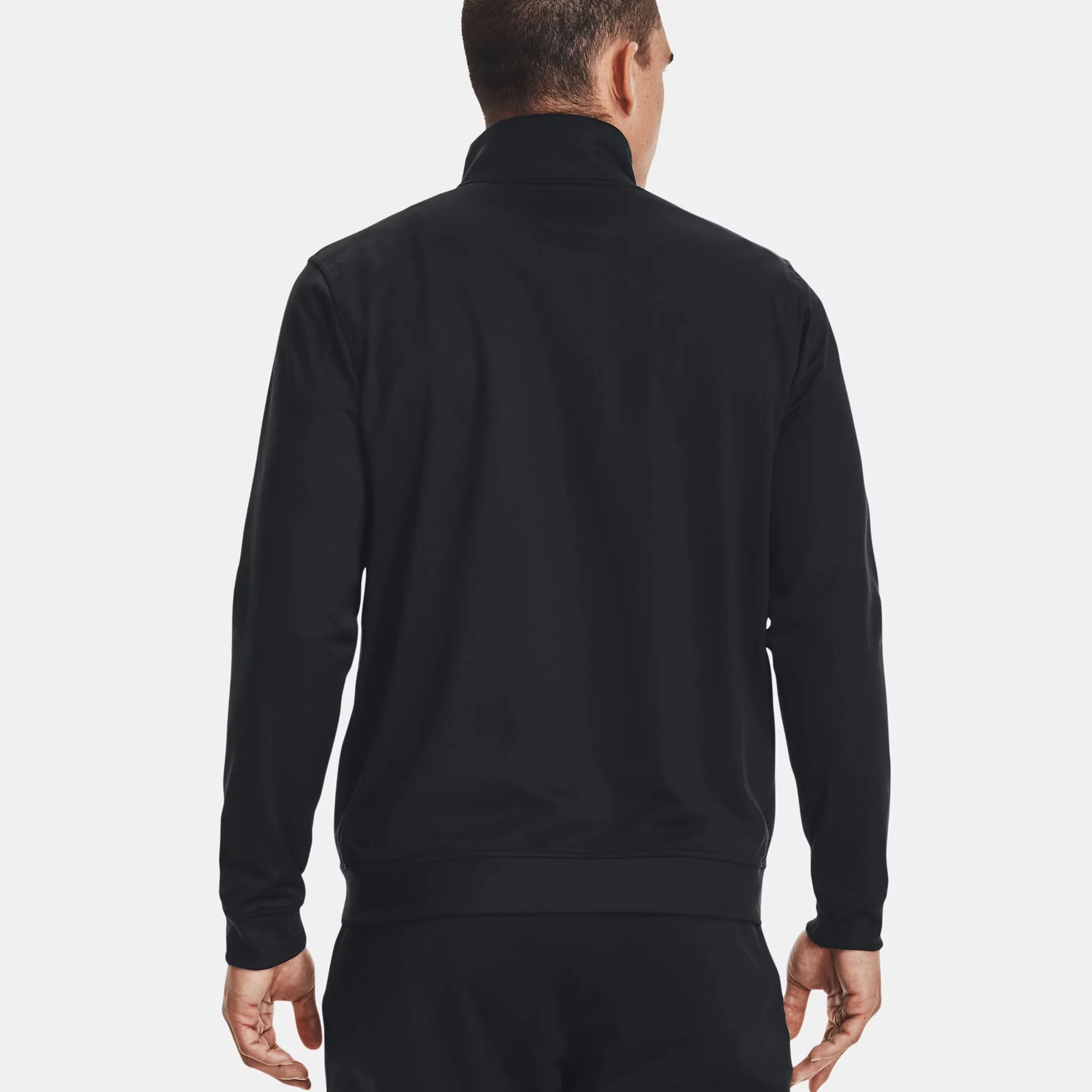 Sportstyle Tricot Trainingsjacke Herren - schwarz, weiß - Image 2