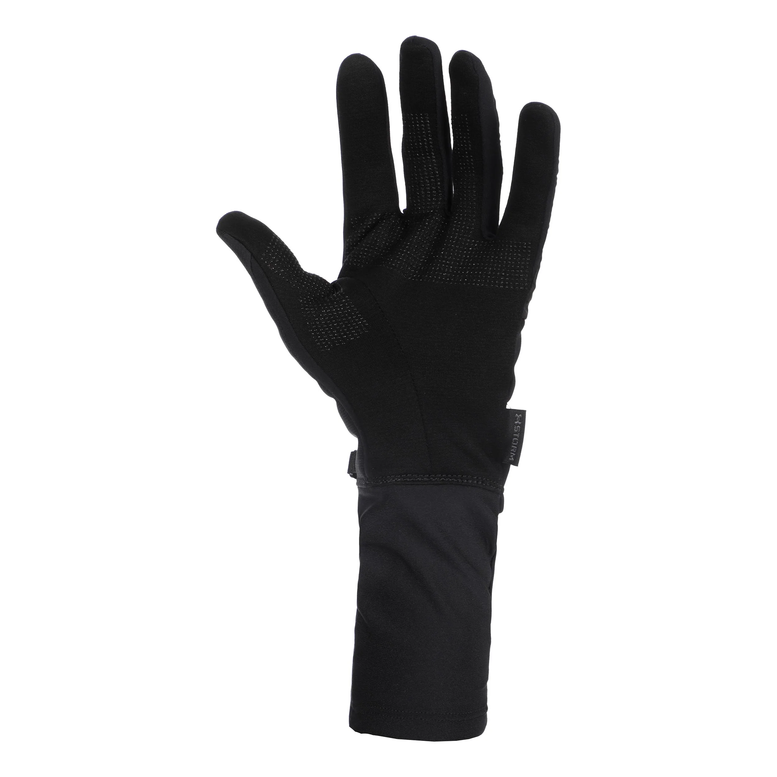 Storm Fleece Run Laufhandschuhe-Schwarz,Schwarz - Image 3
