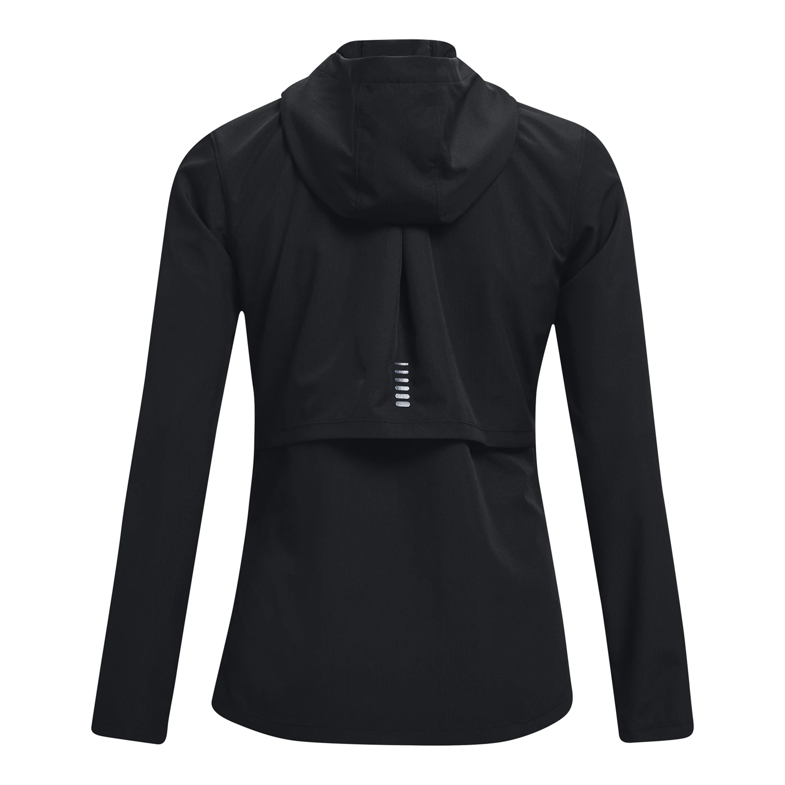 Storm Hooded Laufjacke Damen-Schwarz - Image 2