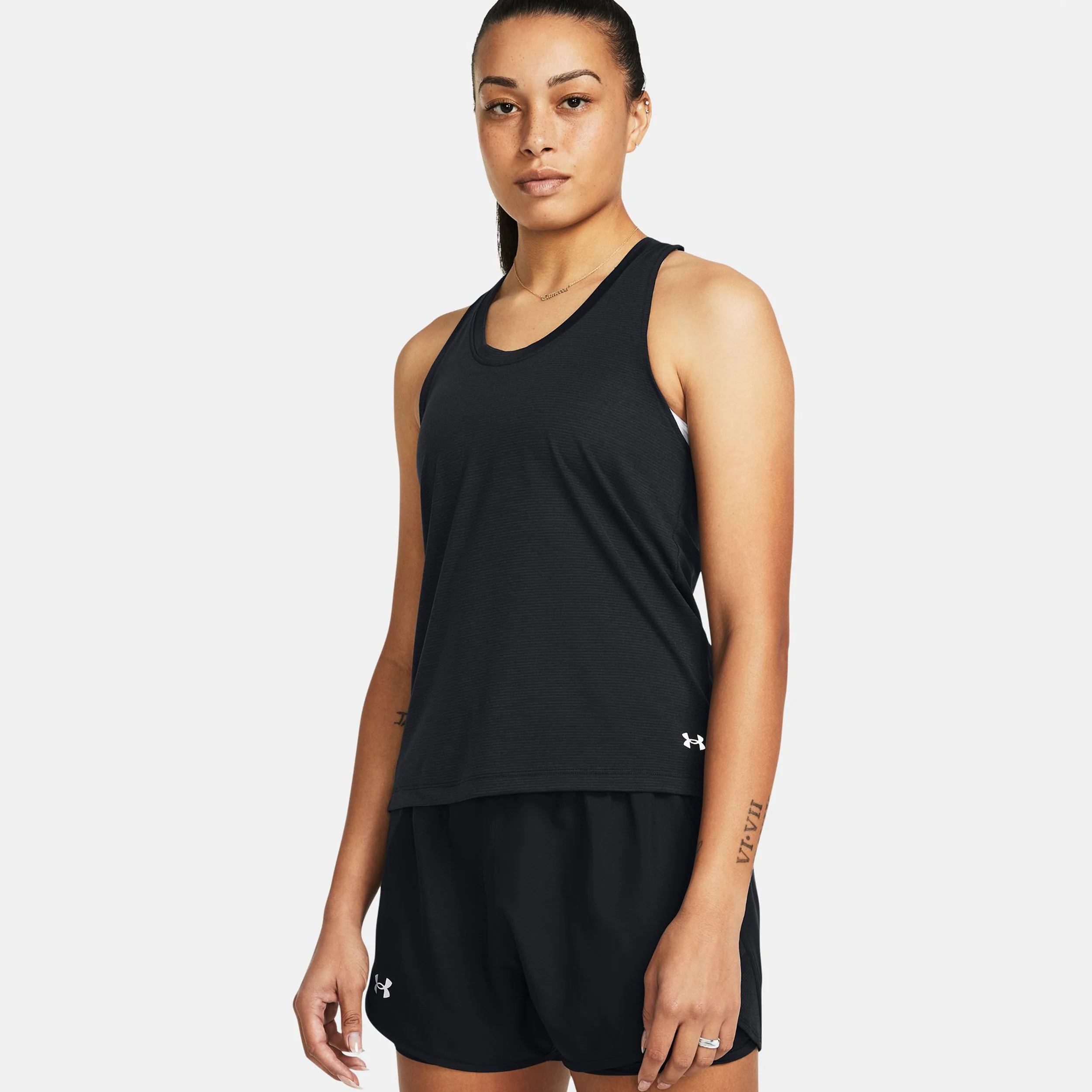 Streaker Lauftop Damen-Schwarz - Image 3