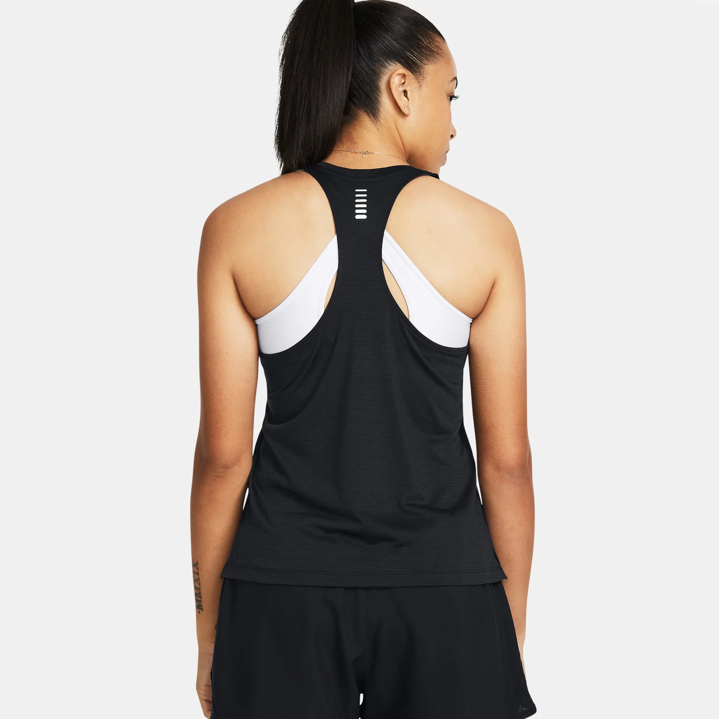 Streaker Lauftop Damen-Schwarz - Image 4