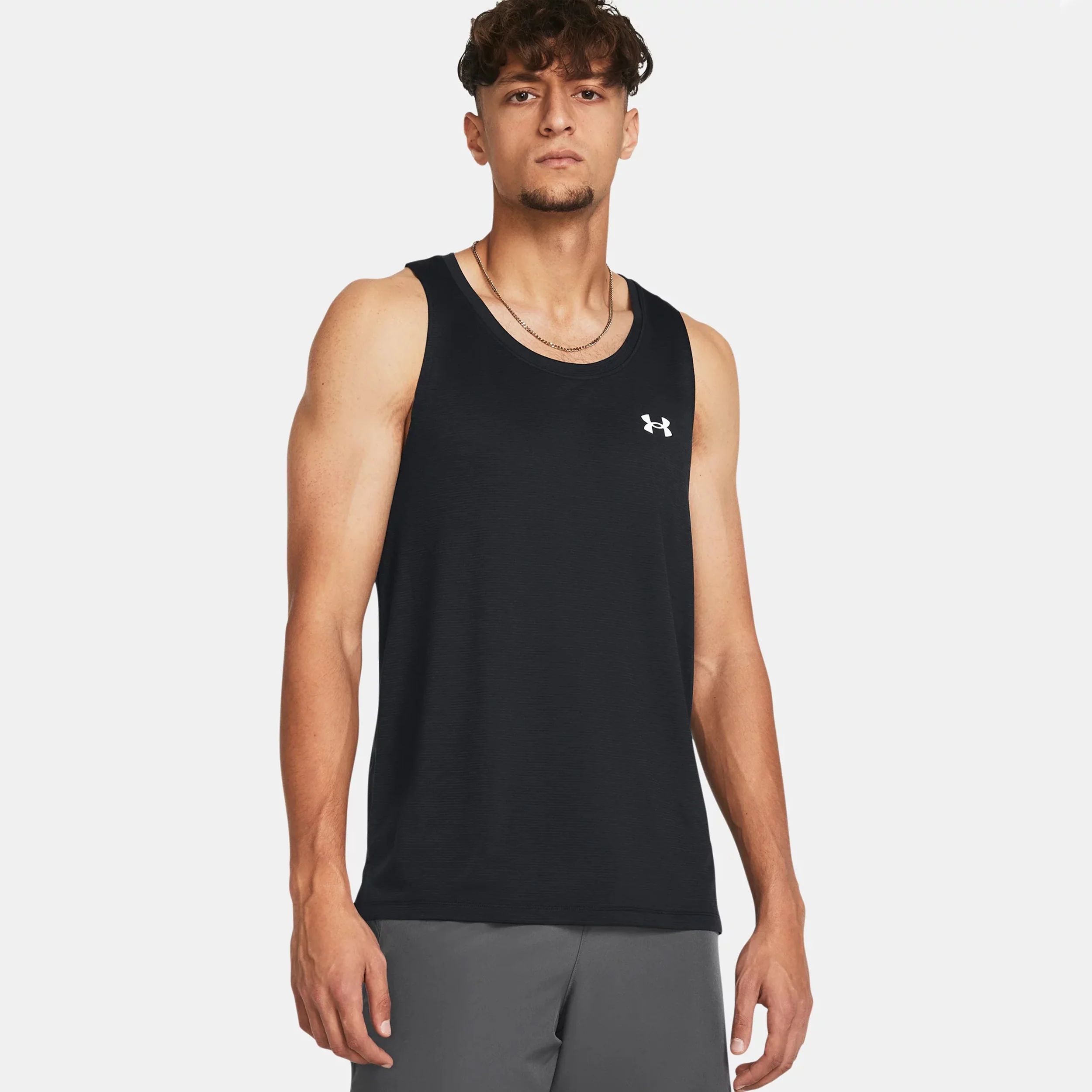 Streaker Lauftop Herren-Schwarz - Image 3