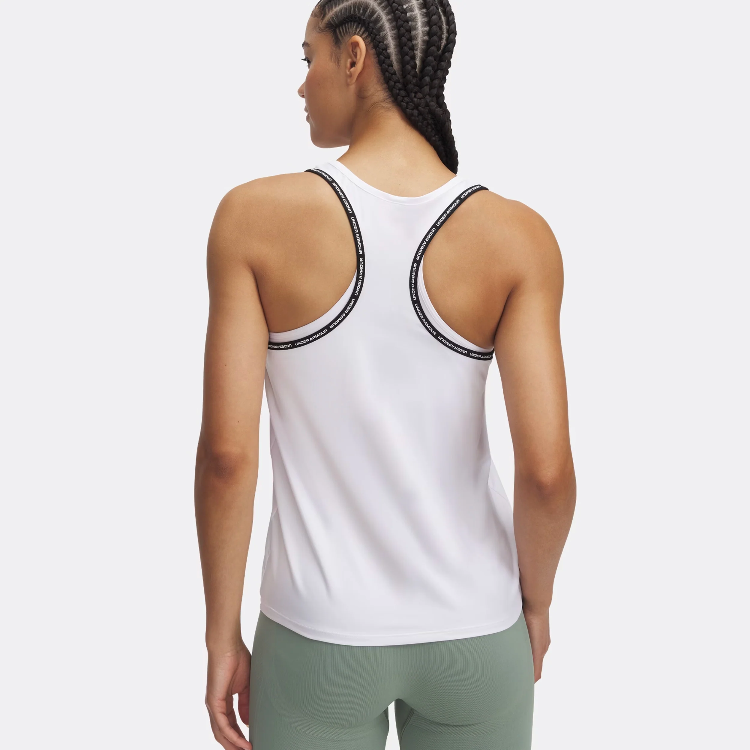 Tech Knockout Tank-Top Damen-Weiß - Image 2
