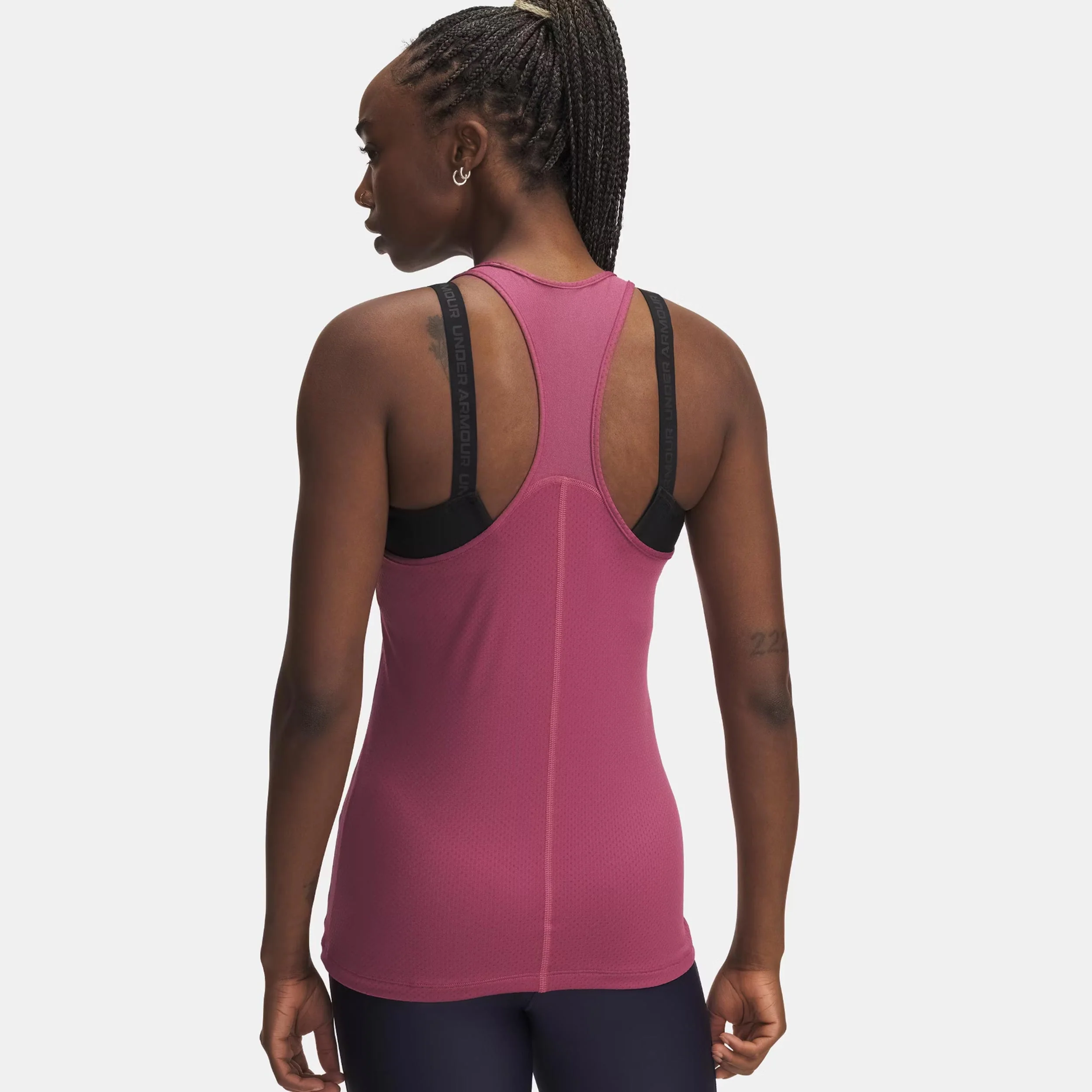 Tech Mesh Racer Tank-Top Damen-Rot - Image 4