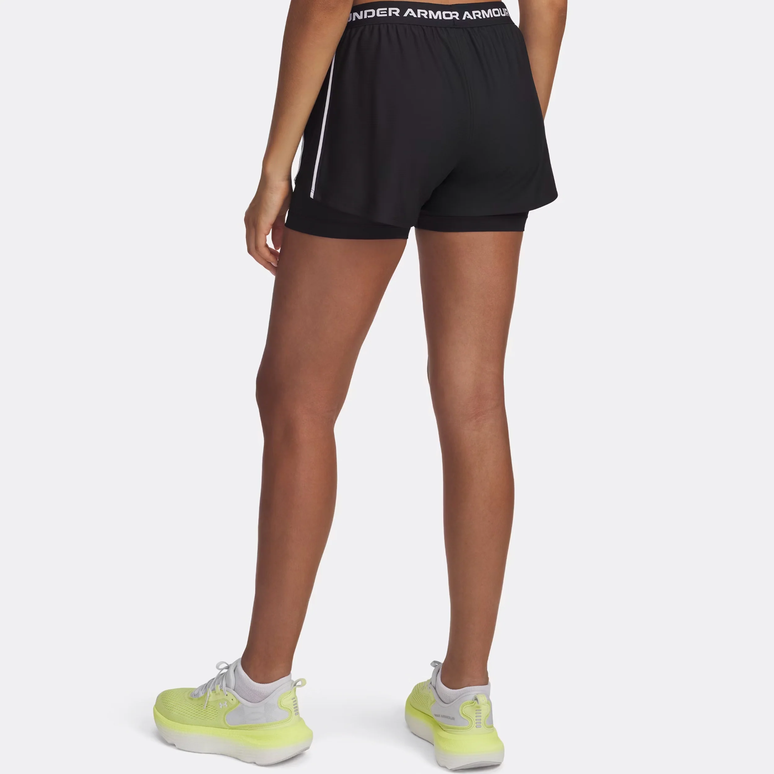 Tech Play Up 2in1 Ballshorts Damen-Schwarz - Image 2