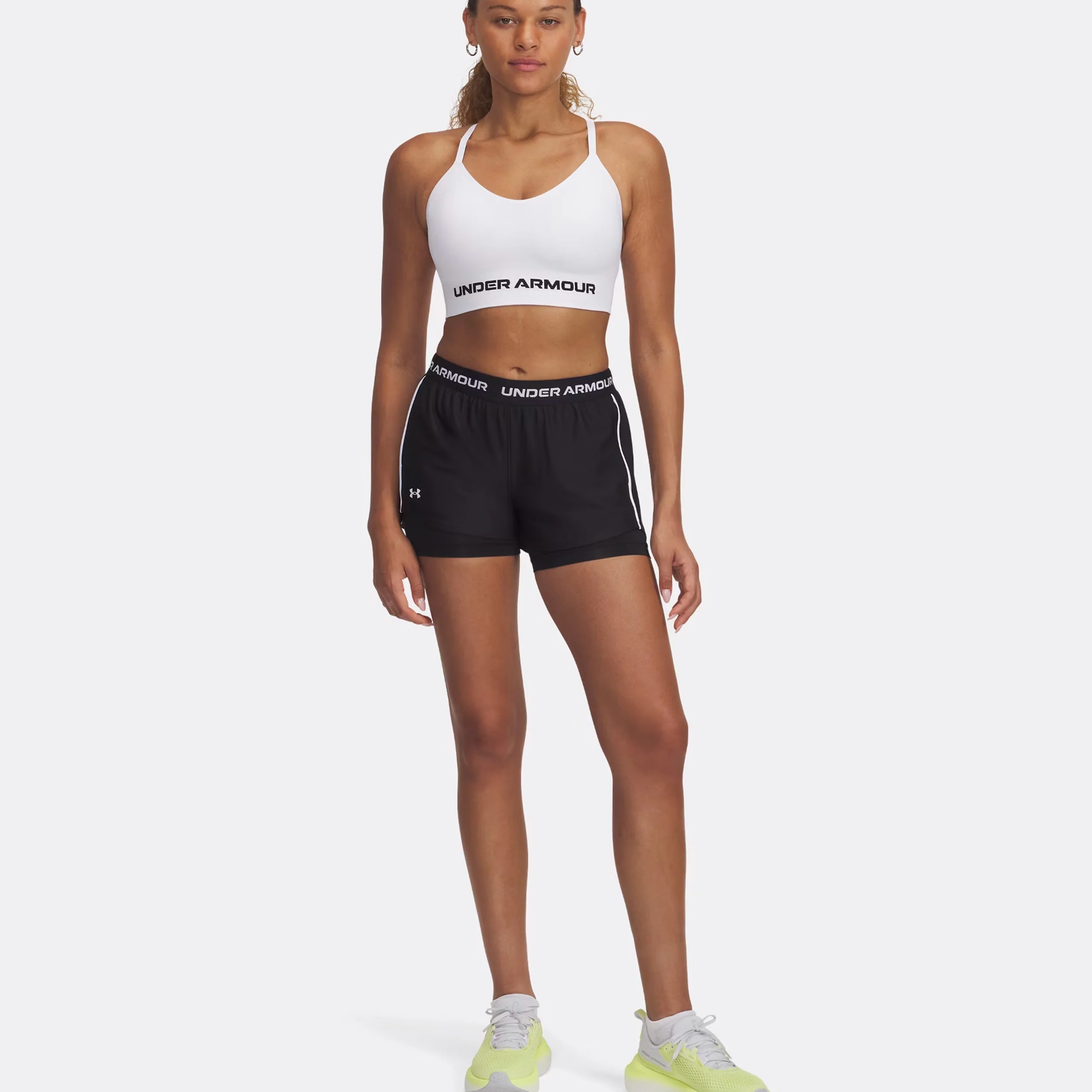 Tech Play Up 2in1 Ballshorts Damen-Schwarz - Image 4