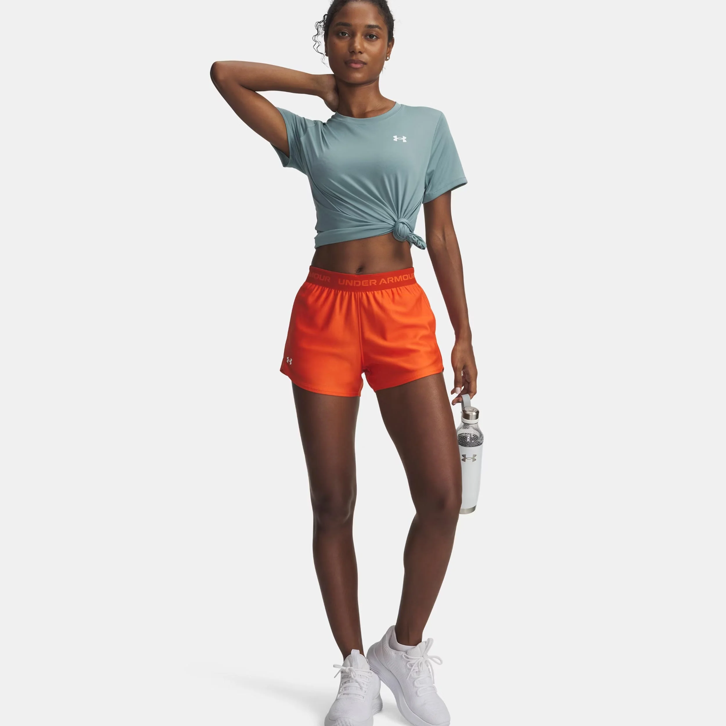 Tech Play Up Ballshorts Damen-orange - Image 3