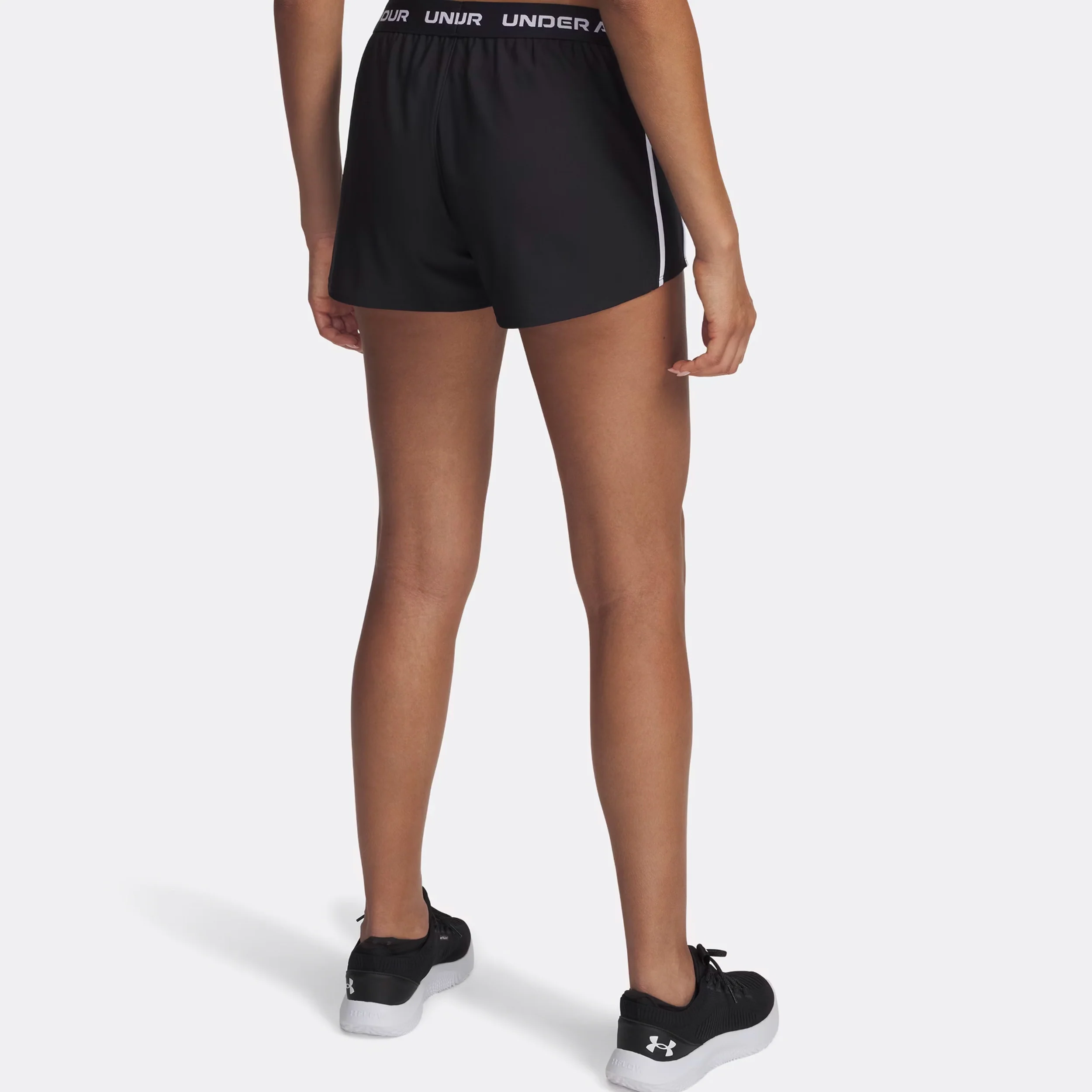 Tech Play Up Ballshorts Damen-Schwarz,Weiß - Image 2