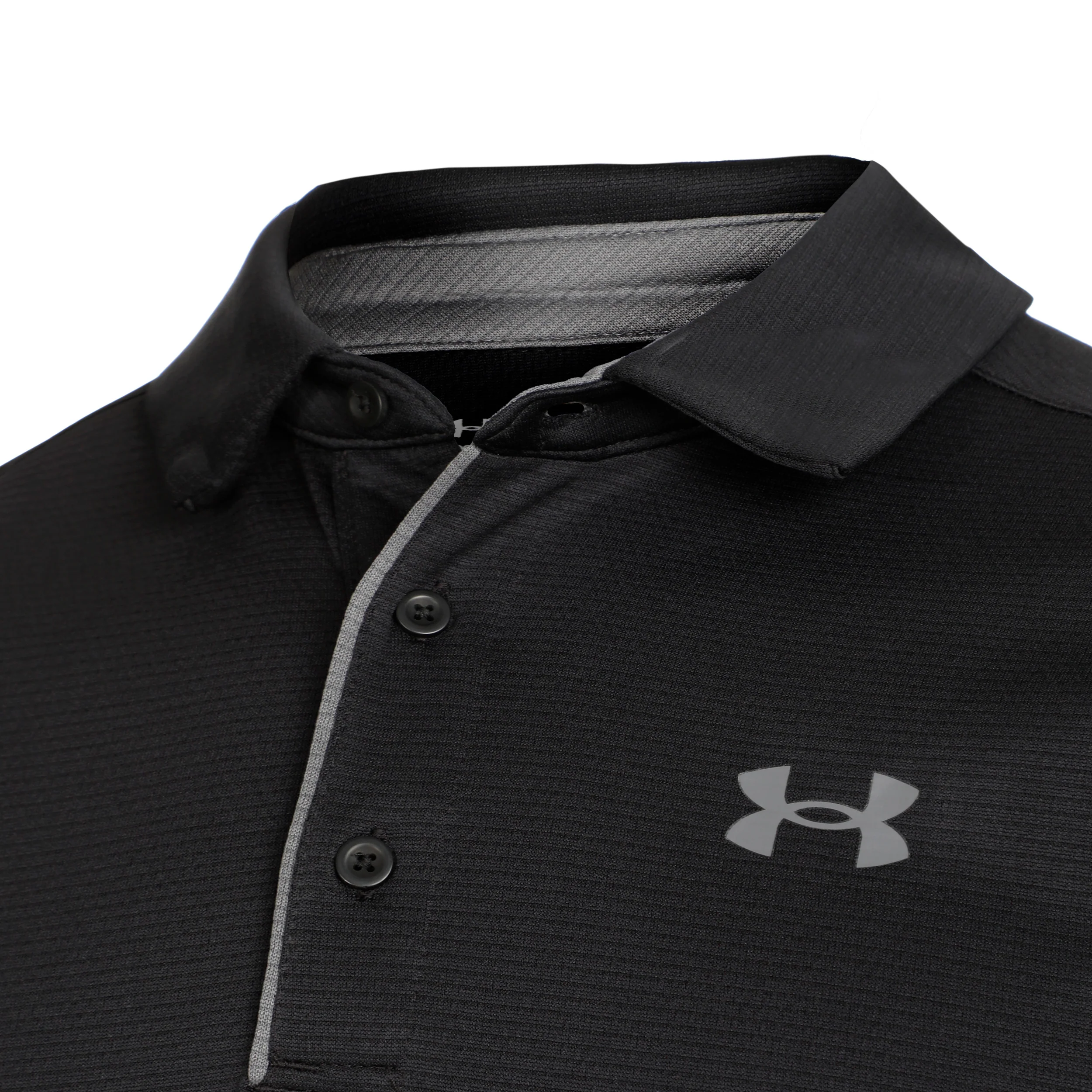 Tech Polo Herren-Schwarz,Grau - Image 3