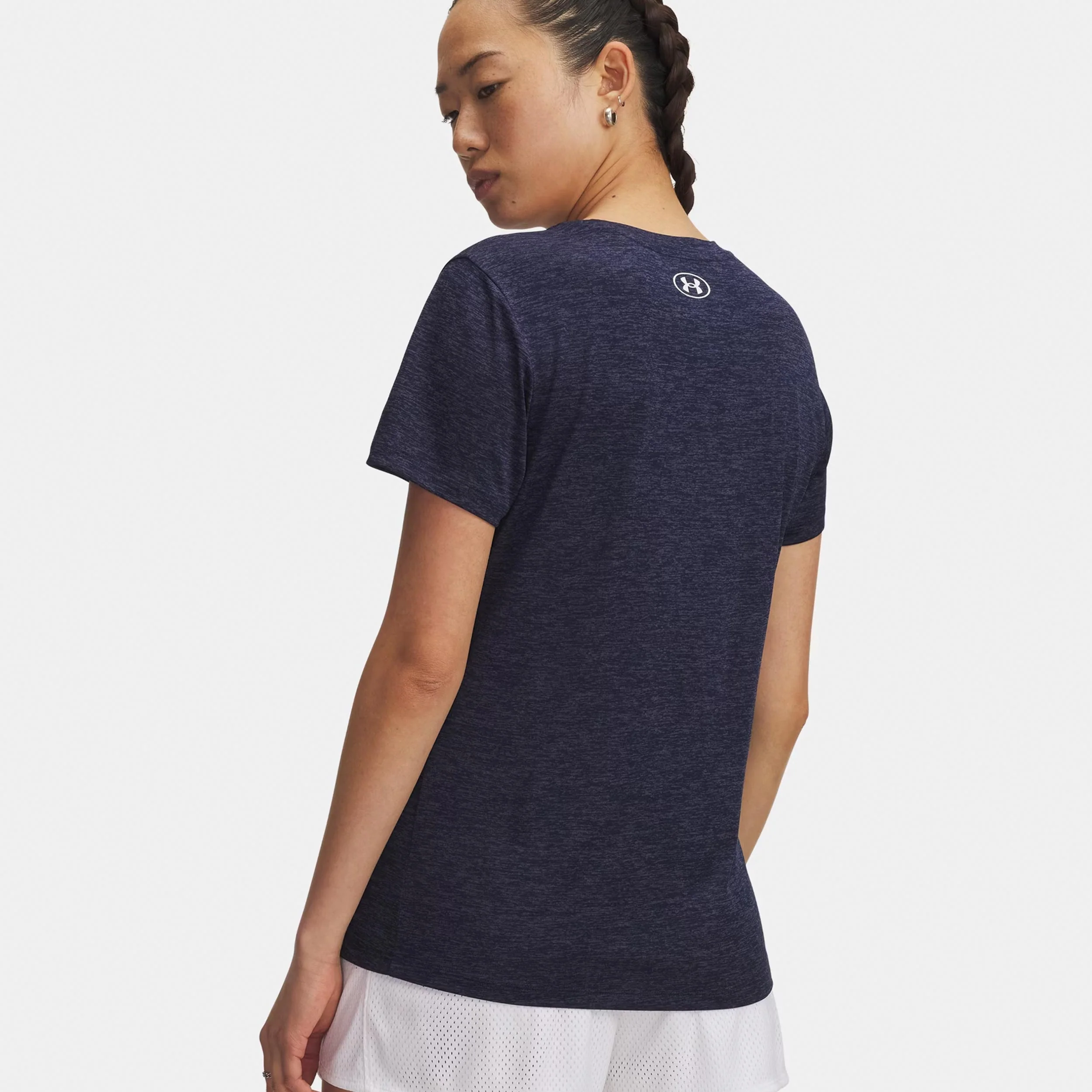 Tech Twist T-Shirt Damen-blau, weiß - Image 2