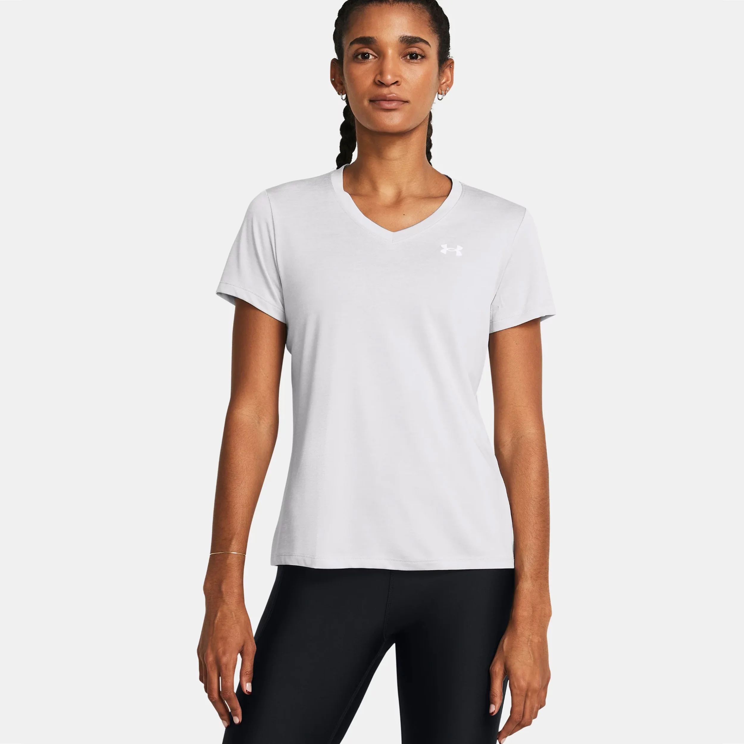 Tech Twist T-Shirt Damen-Grau - Image 3