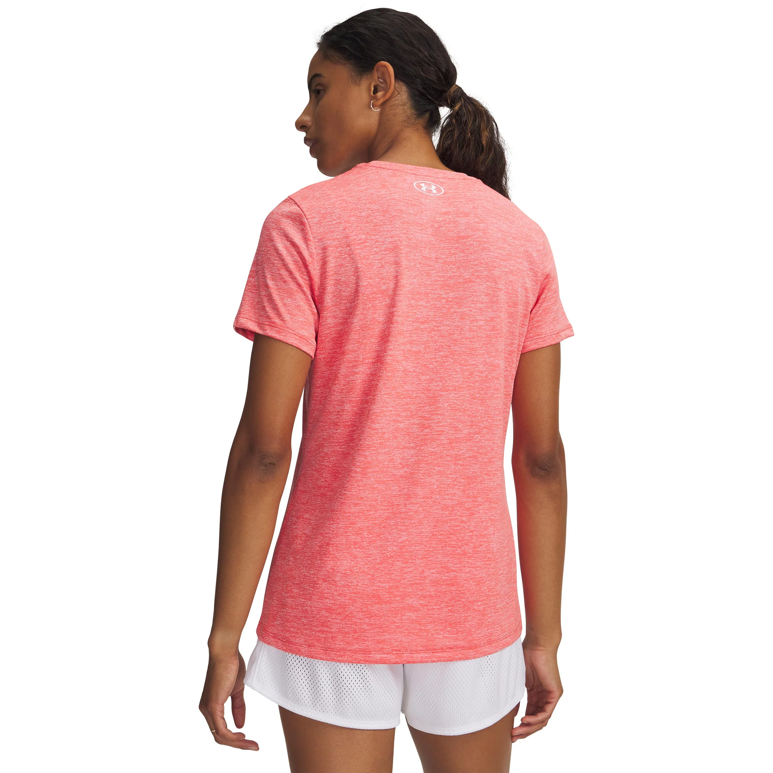 Tech Twist T-Shirt Damen-rot, weiß - Image 2