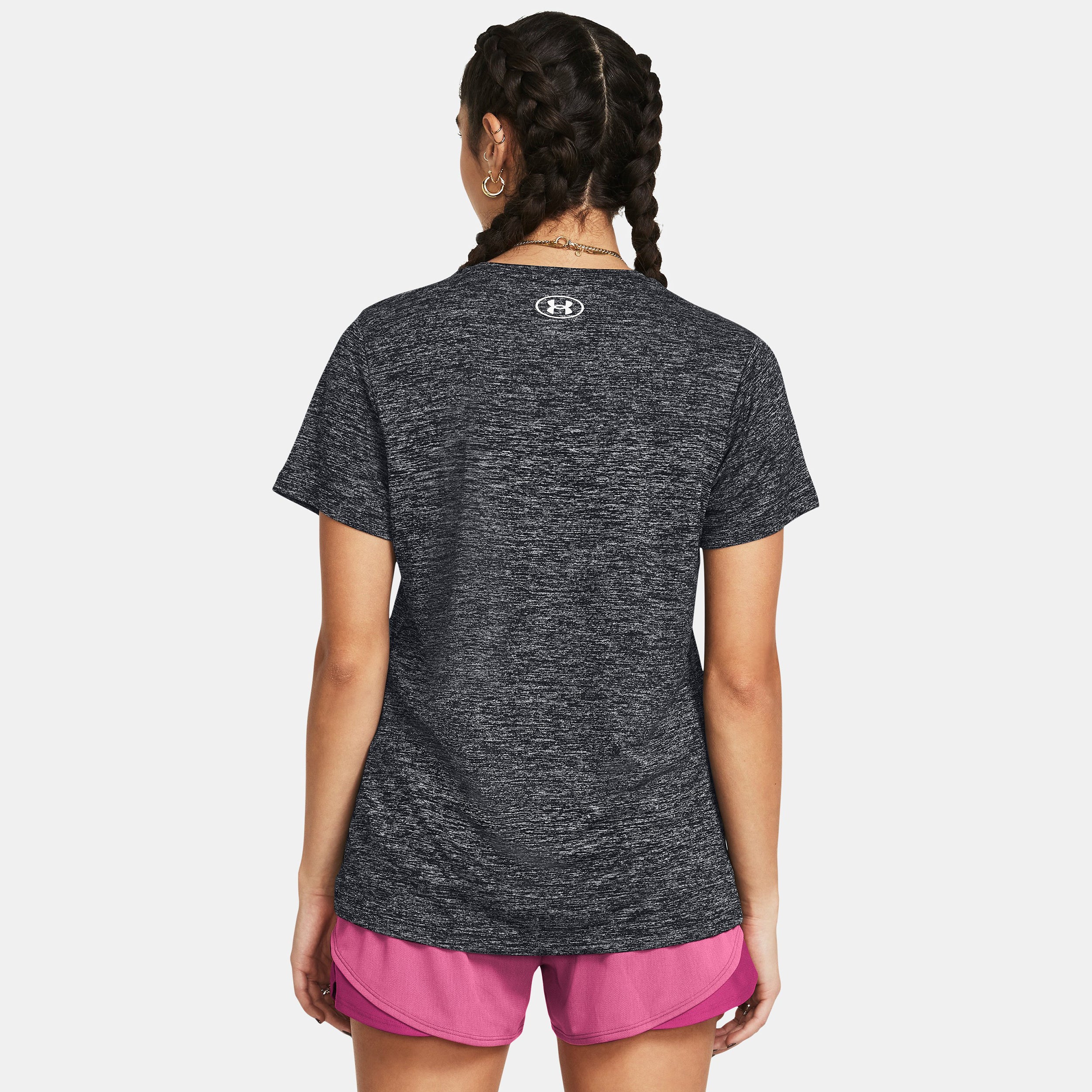 Tech Twist T-Shirt Damen-Schwarz - Image 2