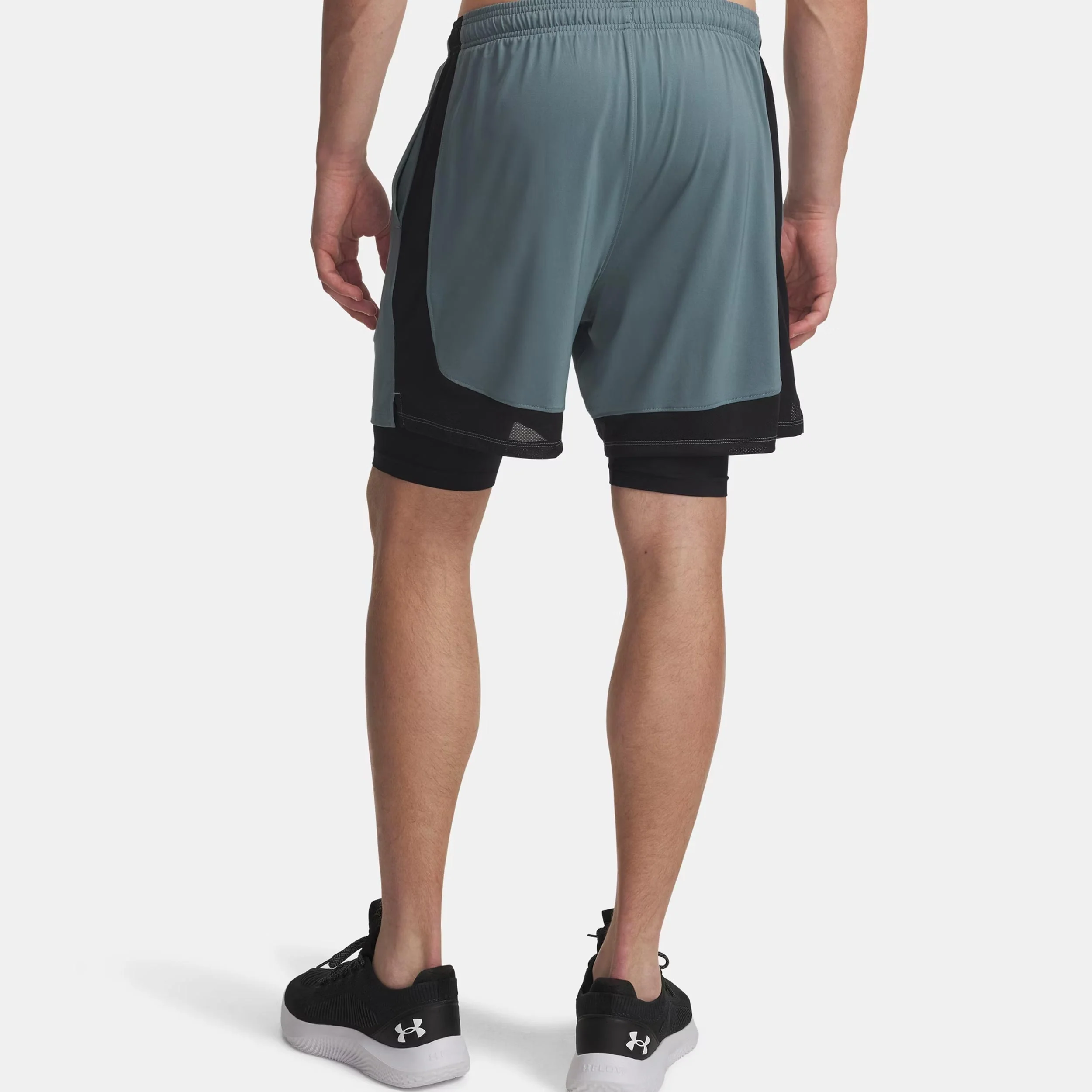 Tech Vent 2in1 Shorts Herren-blaugrau - Image 2