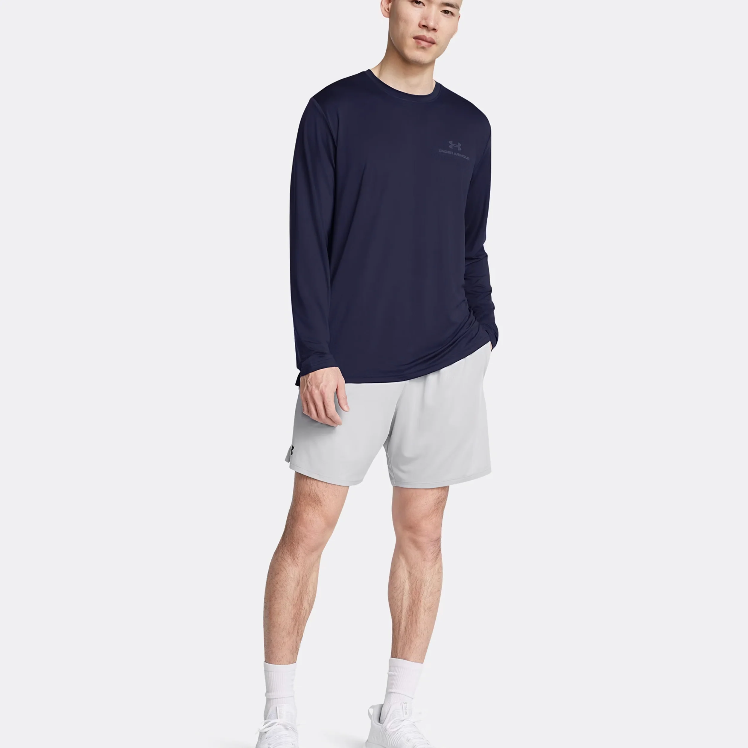 Techent 7in Shorts Herren-Grau - Image 6