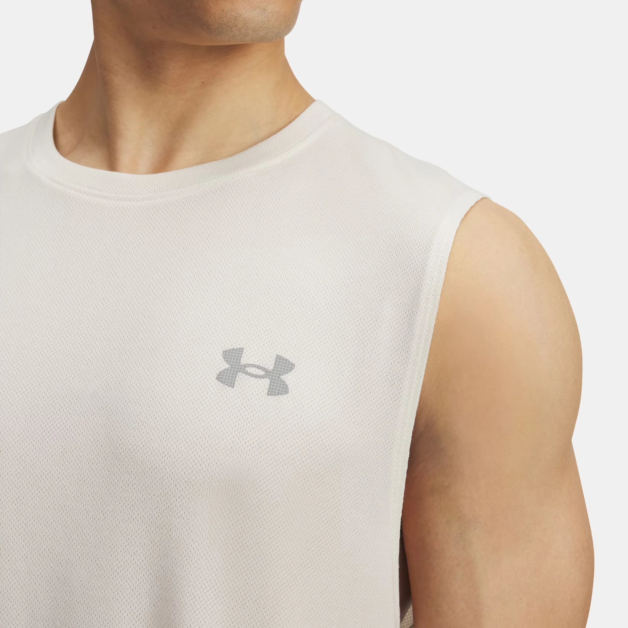 Trail Run Launch Laufshirt Herren-hellgrau - Image 3