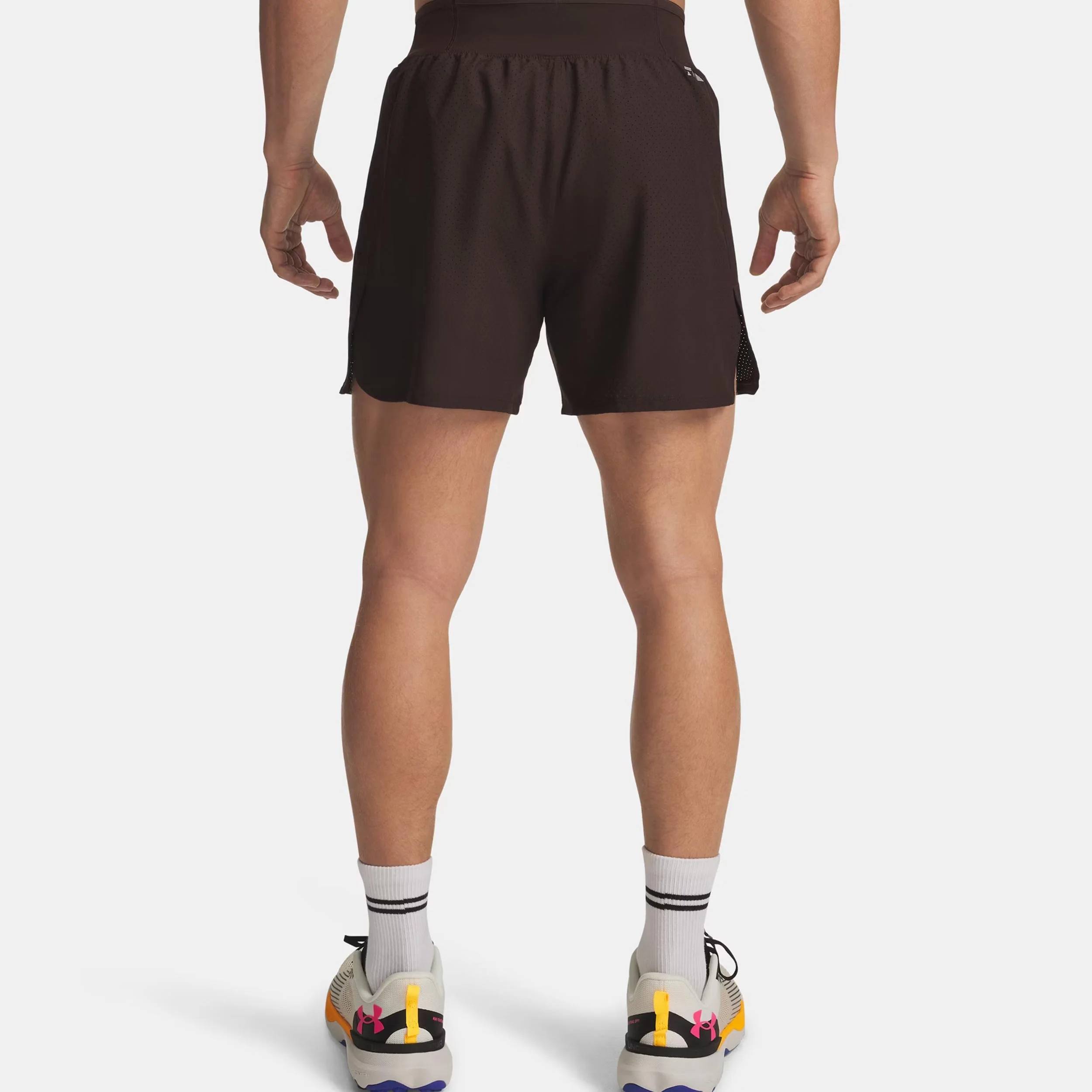 Trail Run Launch Laufshorts Herren-Braun - Image 2
