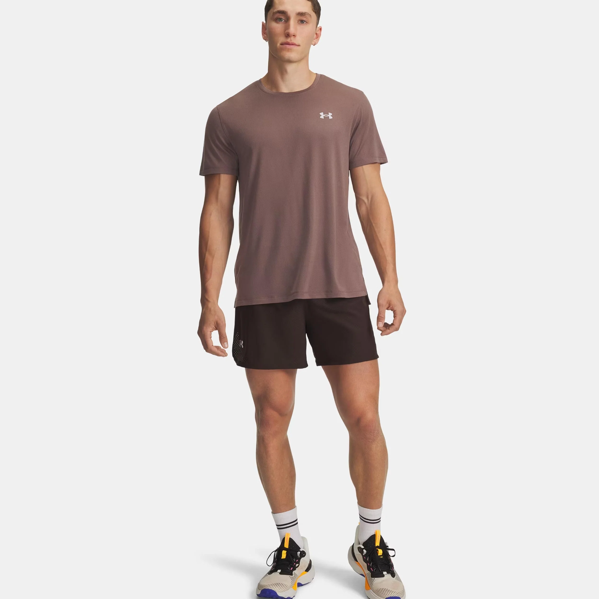 Trail Run Launch Laufshorts Herren-Braun - Image 4