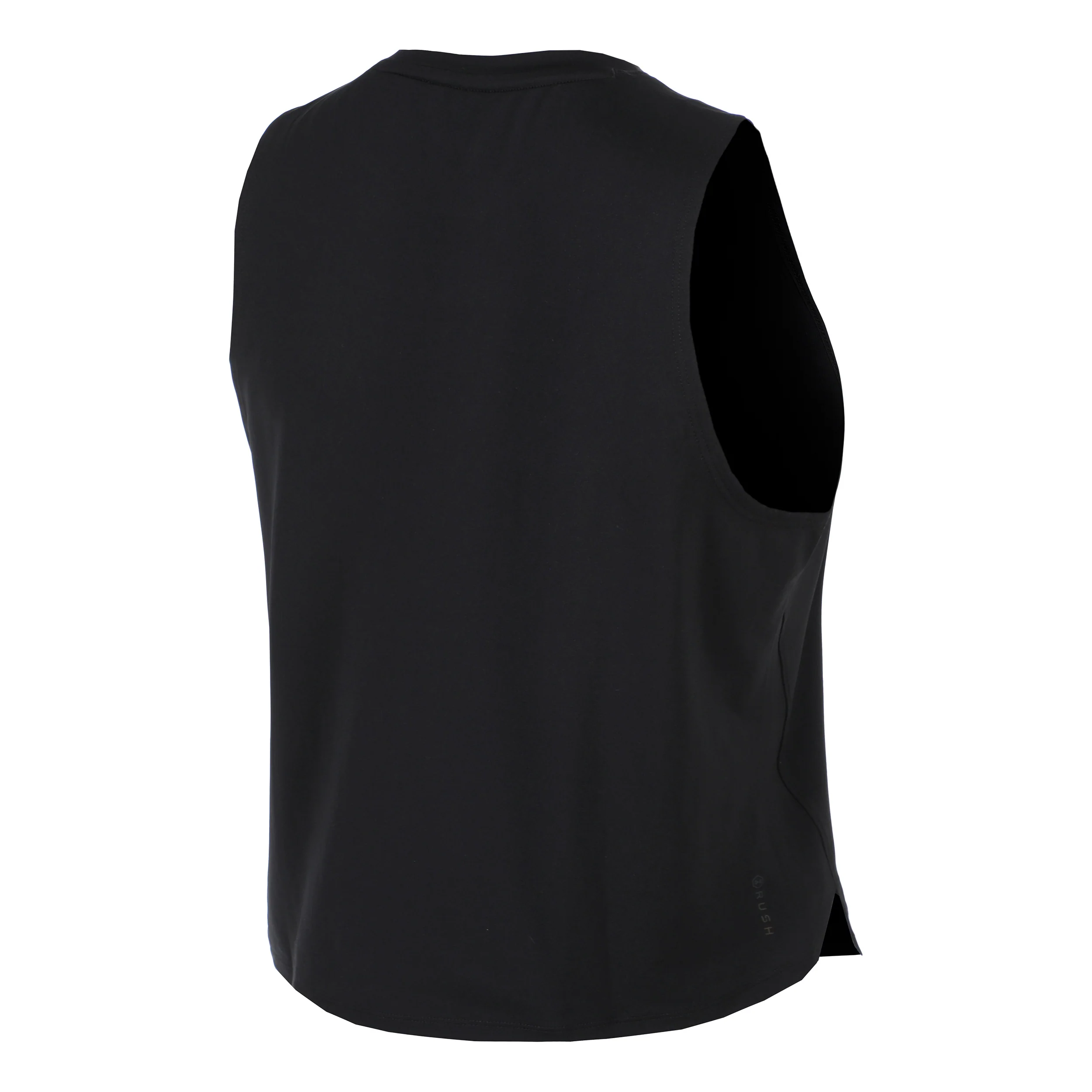 UA Rush Tank-Top Damen-Schwarz - Image 2