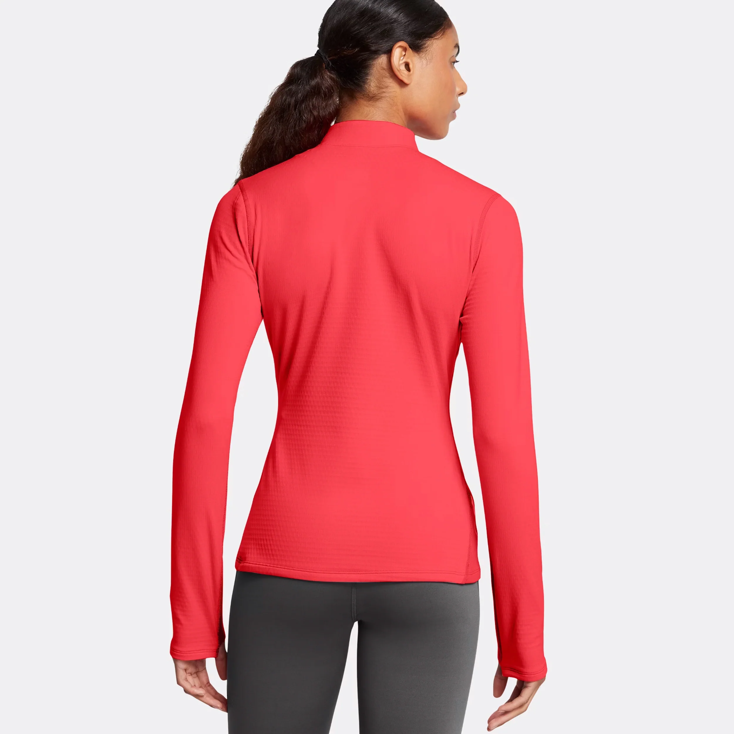 Vanish CW 1/2 Zip Longsleeve Damen-Rot - Image 4