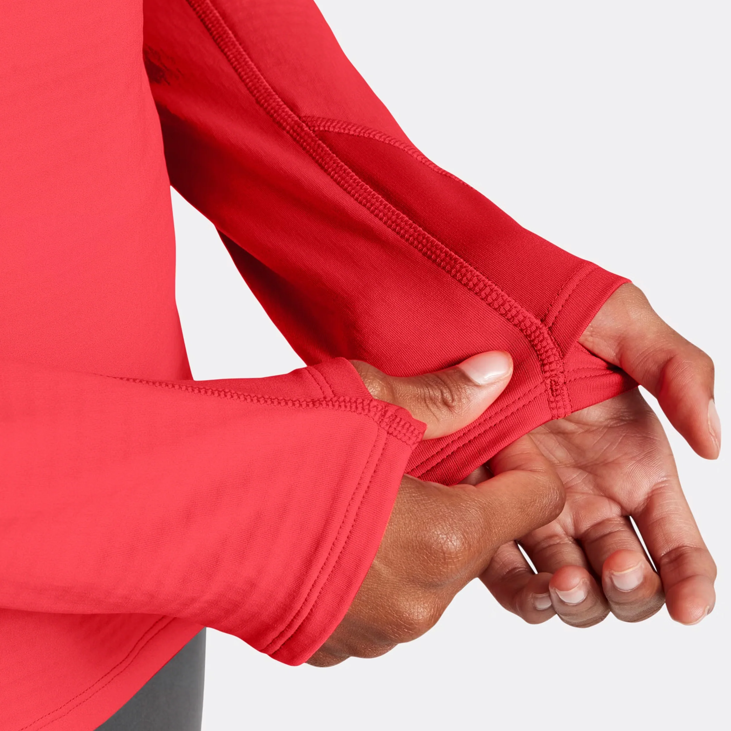 Vanish CW 1/2 Zip Longsleeve Damen-Rot - Image 6