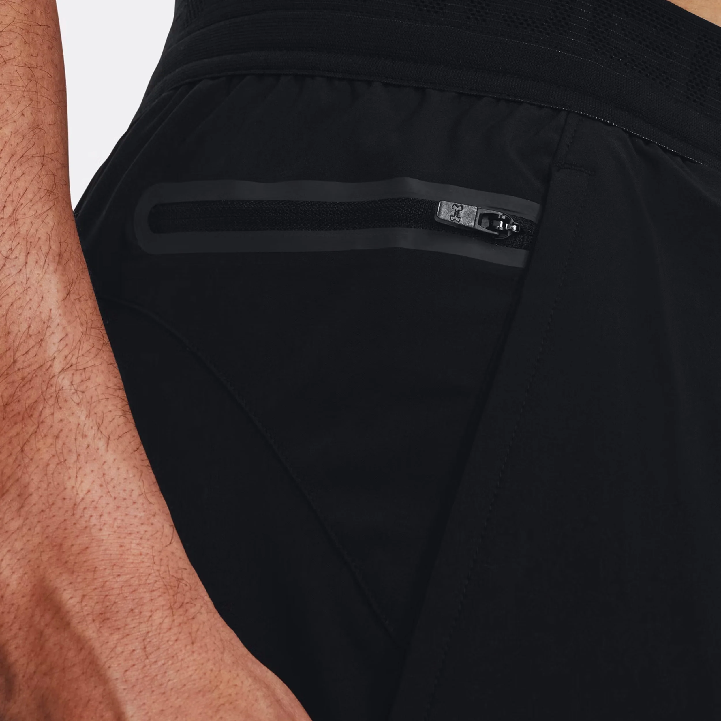 Vanish Elite 2in1 Shorts Herren-Schwarz - Image 5