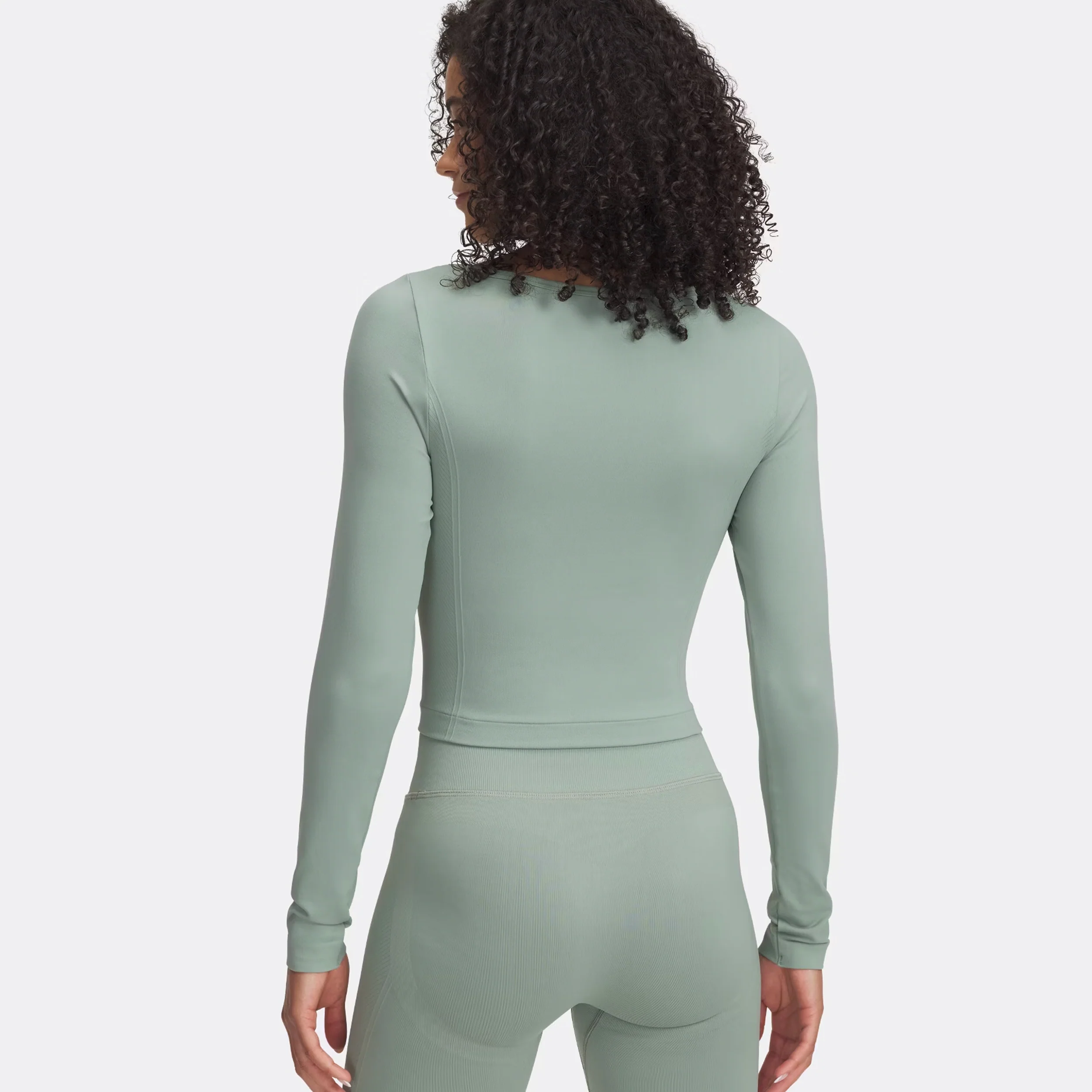 Vanish Seamless Longsleeve Damen-Grün - Image 2