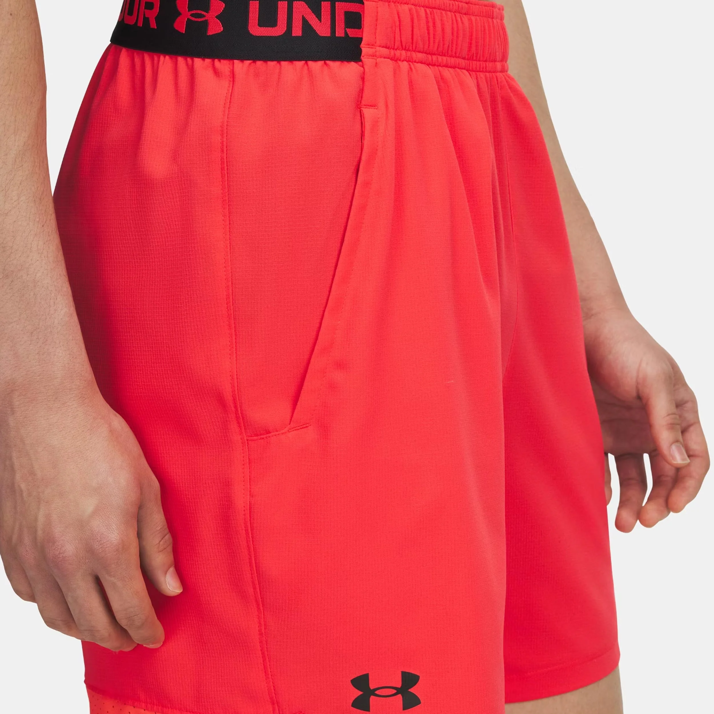 Vanish Woven 6In Shorts Herren-Rot,Schwarz - Image 3