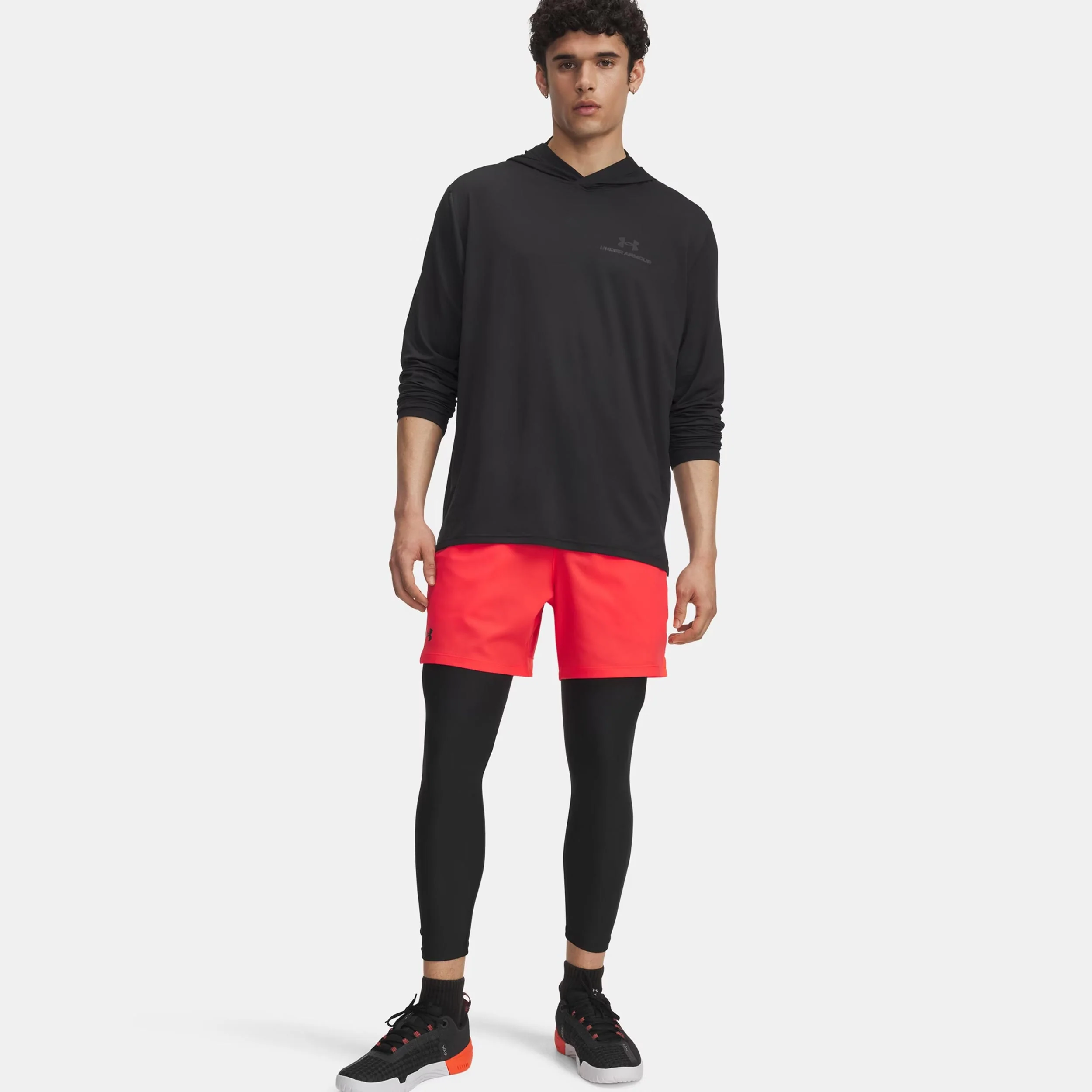 Vanish Woven 6In Shorts Herren-Rot,Schwarz - Image 4