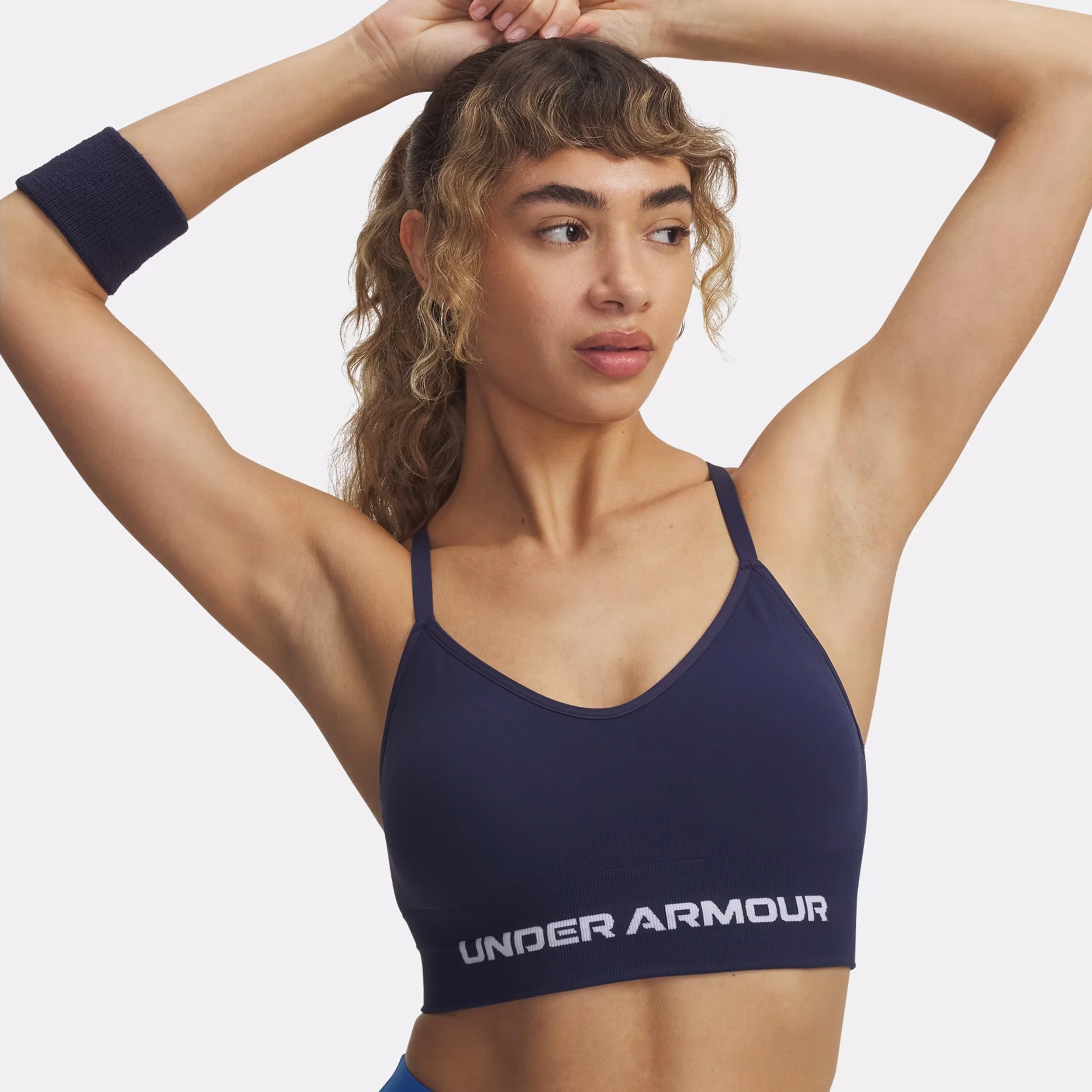 Vanisheamle Low Sport-BH Damen-Blau - Image 2
