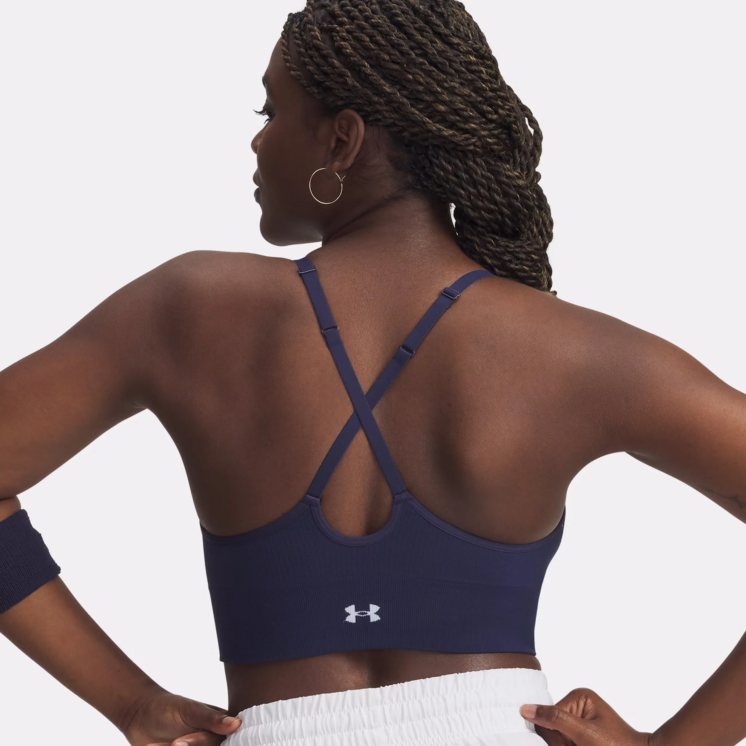 Vanisheamle Low Sport-BH Damen-Blau - Image 5