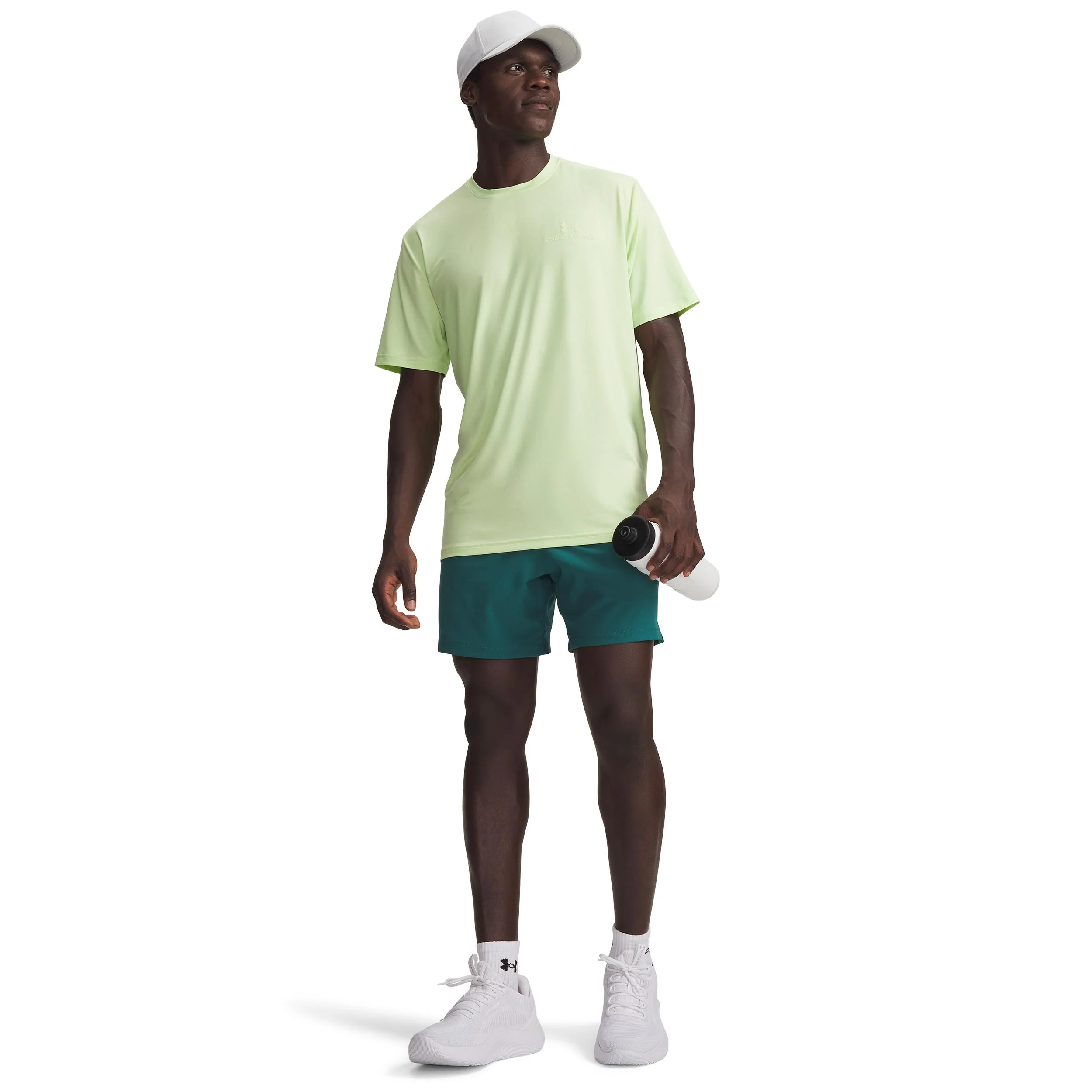 Vansih Woven 6in Shorts Herren-grün, schwarz matt - Image 4