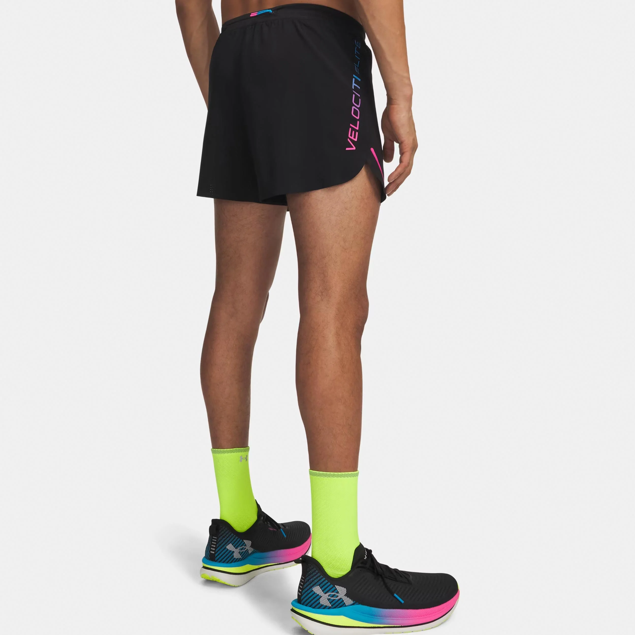 Velociti Elite  Laufshorts Herren-schwarz, pink - Image 2