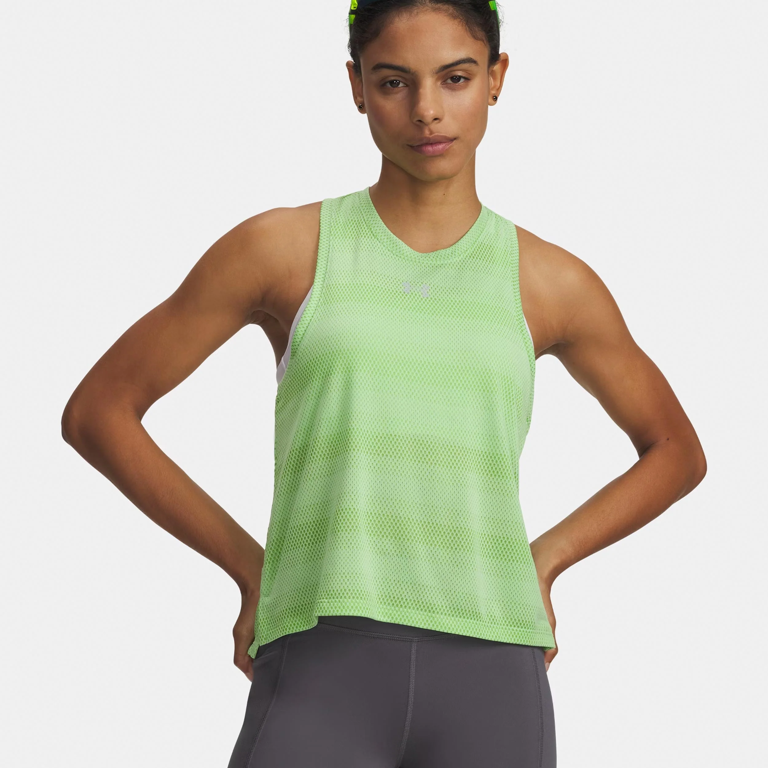 Velociti Laufshirt Damen - neongrün, silber