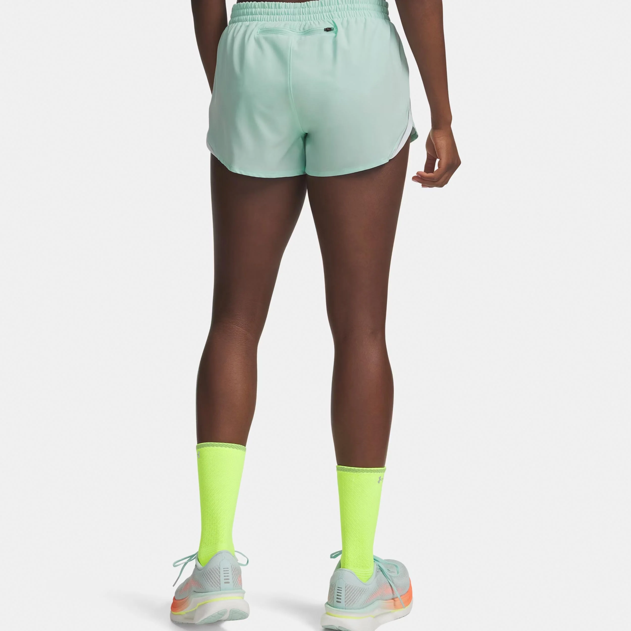 Velociti Pro 3in  Laufshorts Damen - mint, silber - Image 2