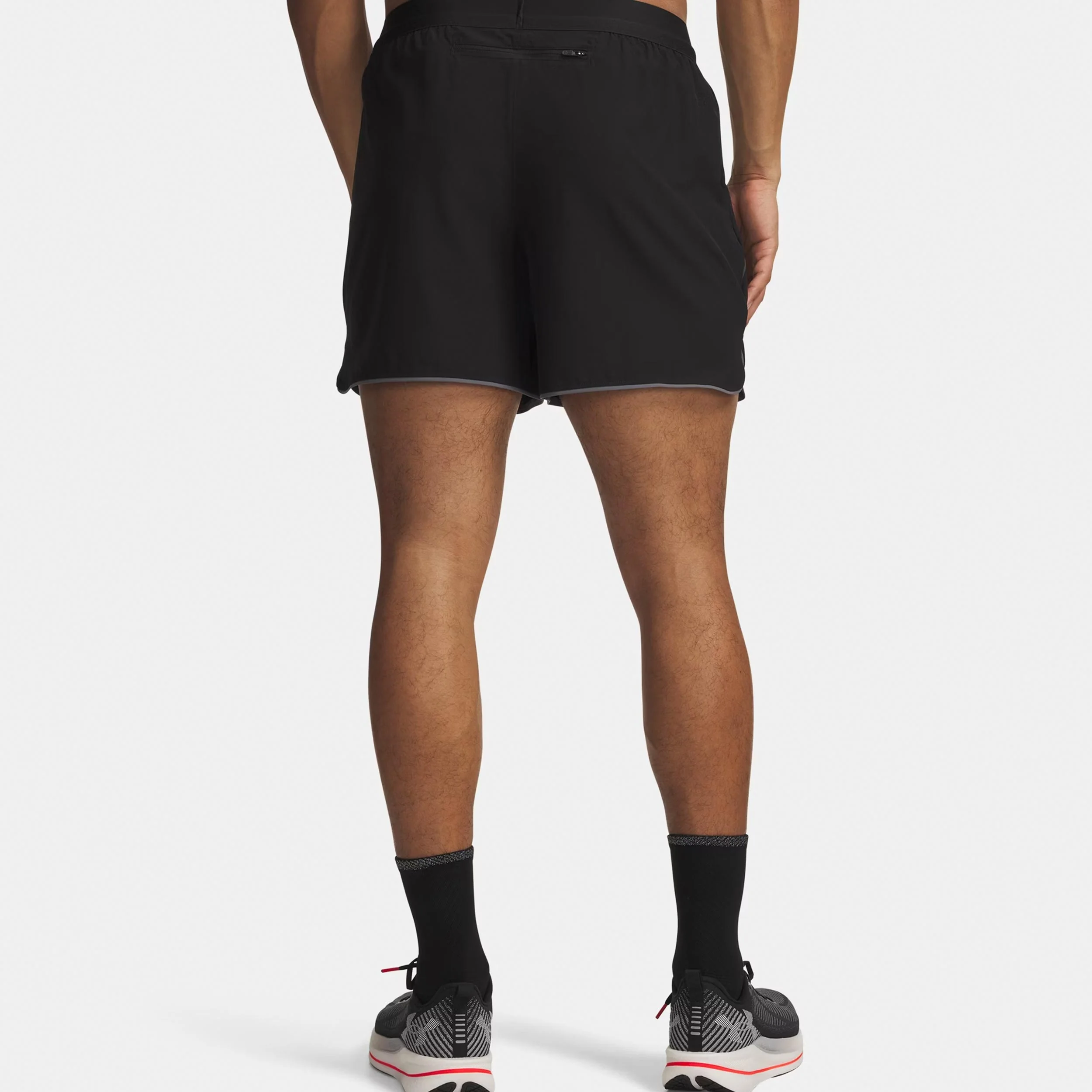 Velociti Pro 5in  Laufshorts Herren - schwarz, silber - Image 2