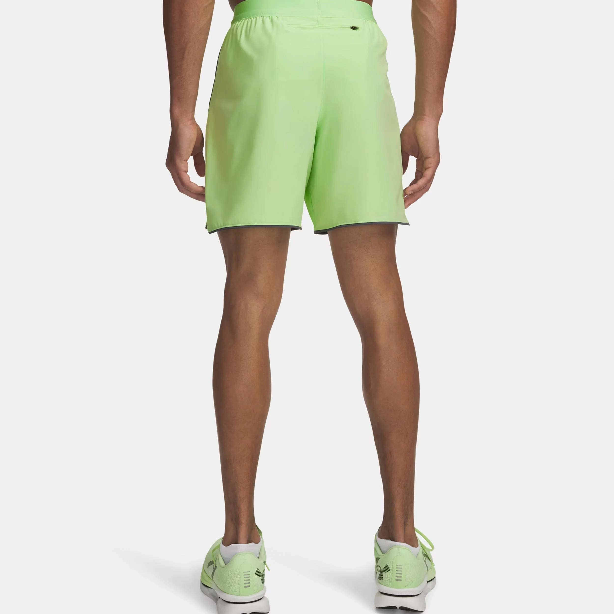 Velociti Pro 7in  Laufshorts Herren-neongrün, silber - Image 2