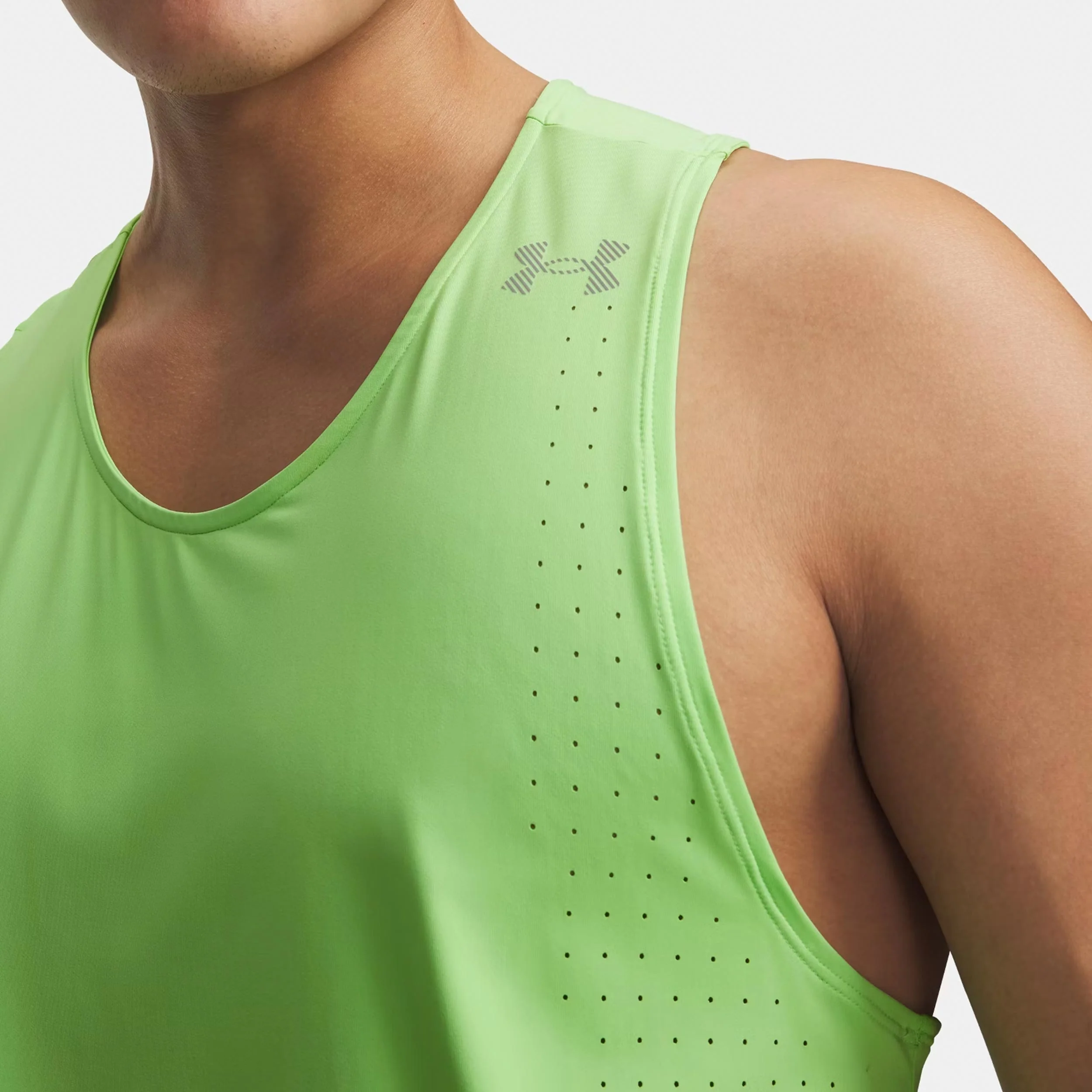 Velociti Pro  Laufshirt Herren - neongrün, silber - Image 3