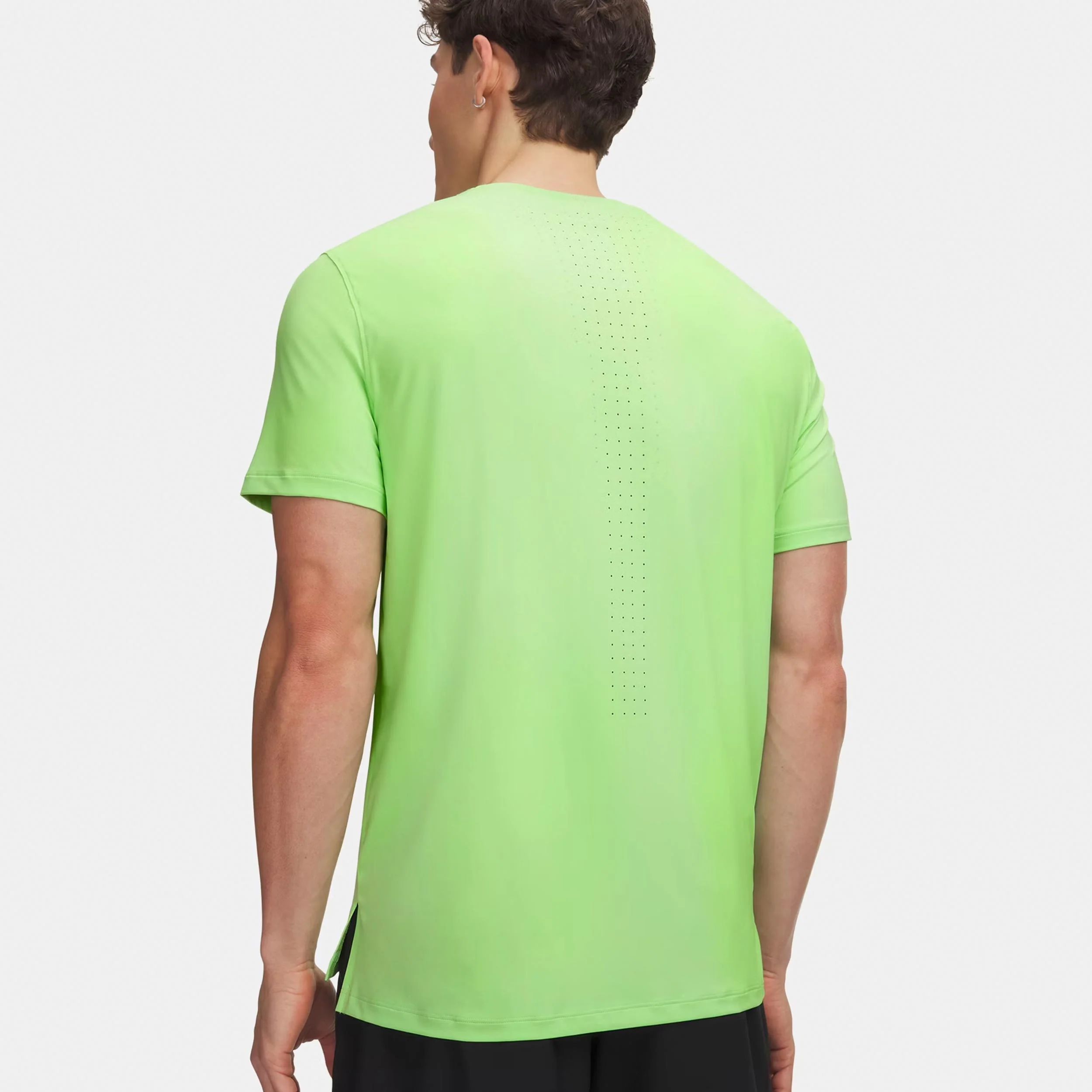 Velociti Pro Laufshirt Herren - neongrün, silber - Image 2