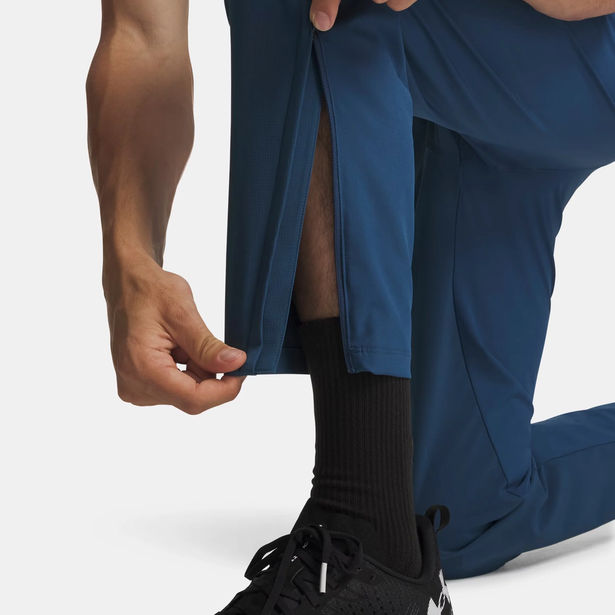 Velociti Pro Storm  Laufhose Herren-blau, silber - Image 4